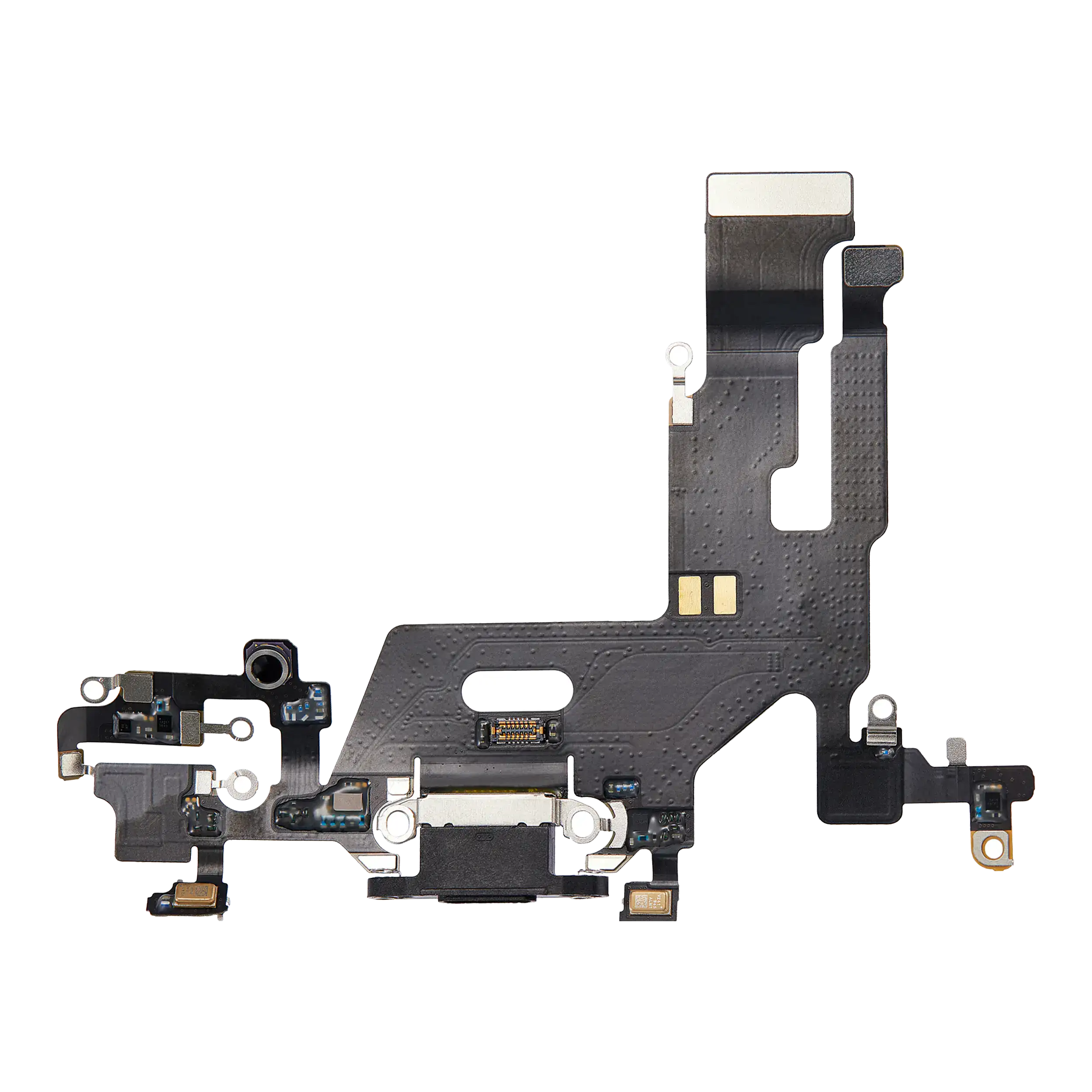 Ladebuchse Flexkabel für iPhone 11 (Gebrauchter Ausbau/Pull) (Schwarz)