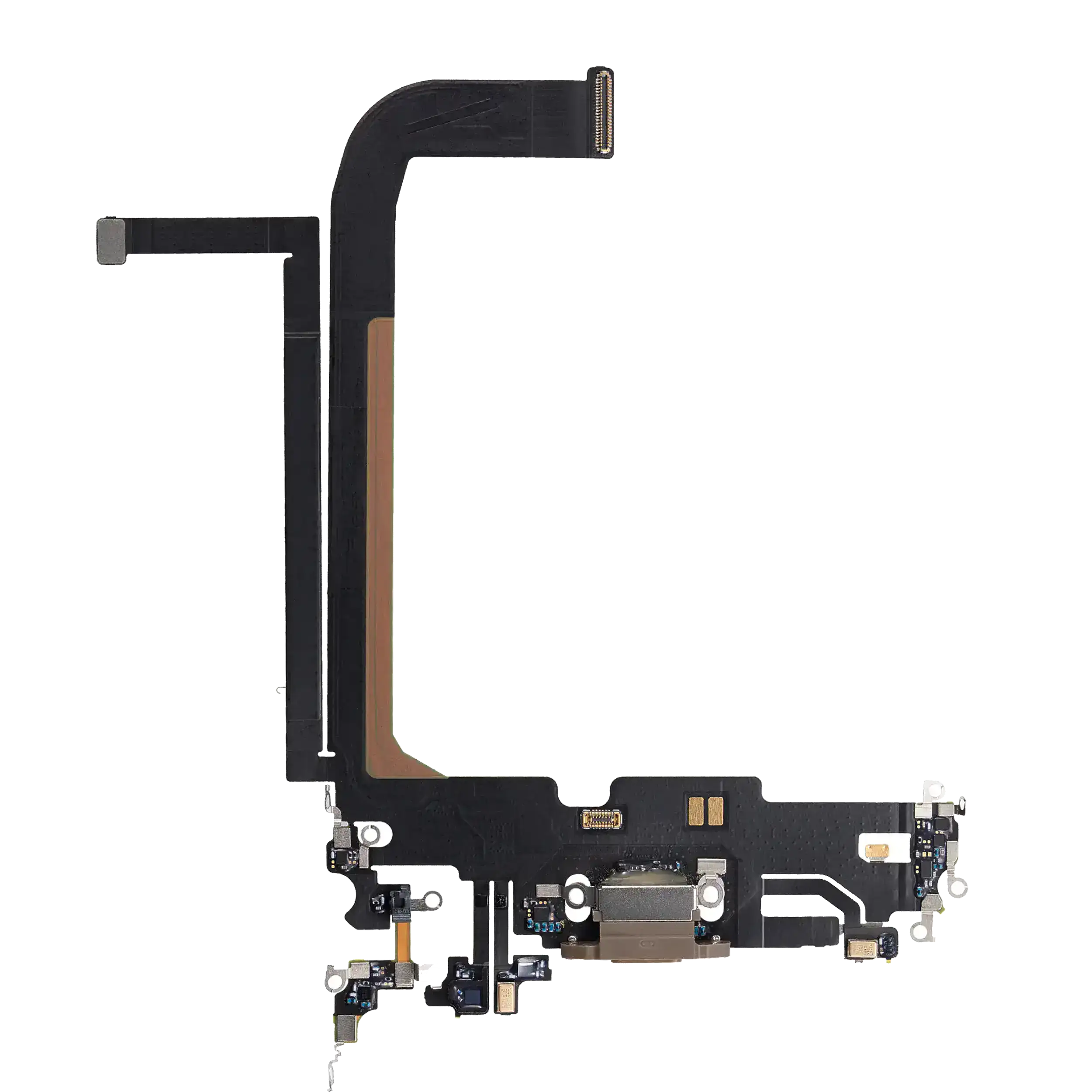 Ladebuchse-Flexkabel für iPhone 13 Pro Max (Used OEM Pull) (Gold)