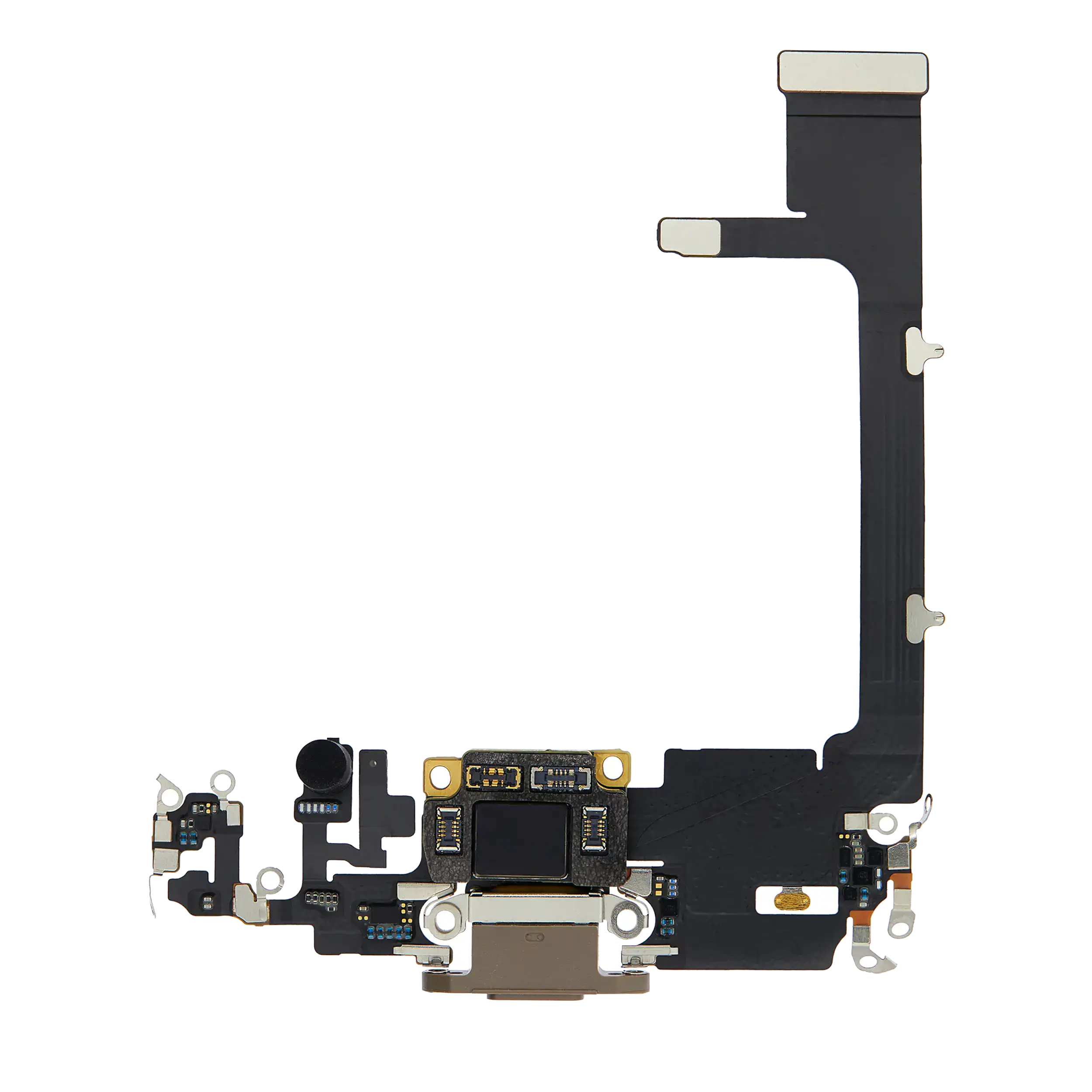 Ladebuchse Flexkabel mit Platine für iPhone 11 Pro (Gebrauchter Ausbau/Pull, gebraucht, Gold)