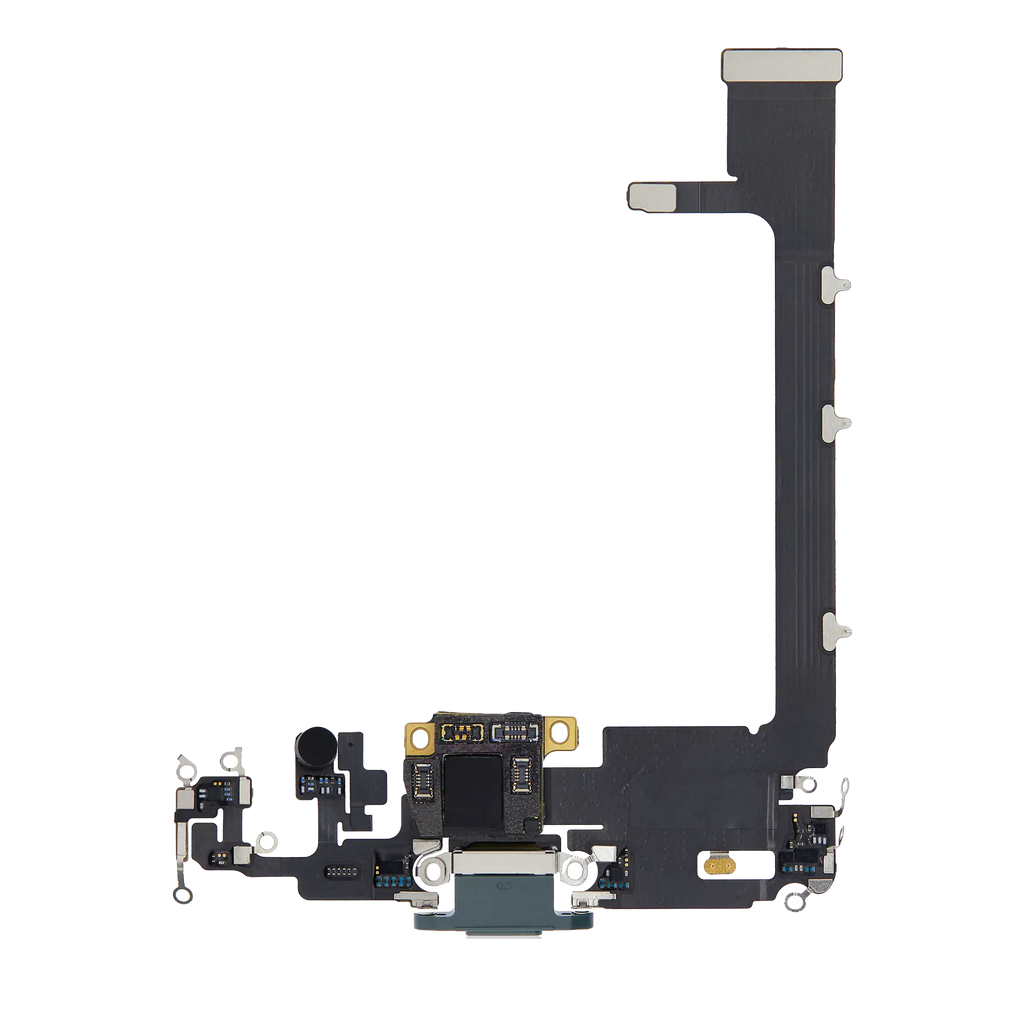 Ladebuchse-Flexkabel mit Platine für iPhone 11 Pro Max (Midnight Green, (Gebrauchter Ausbau/Pull)
