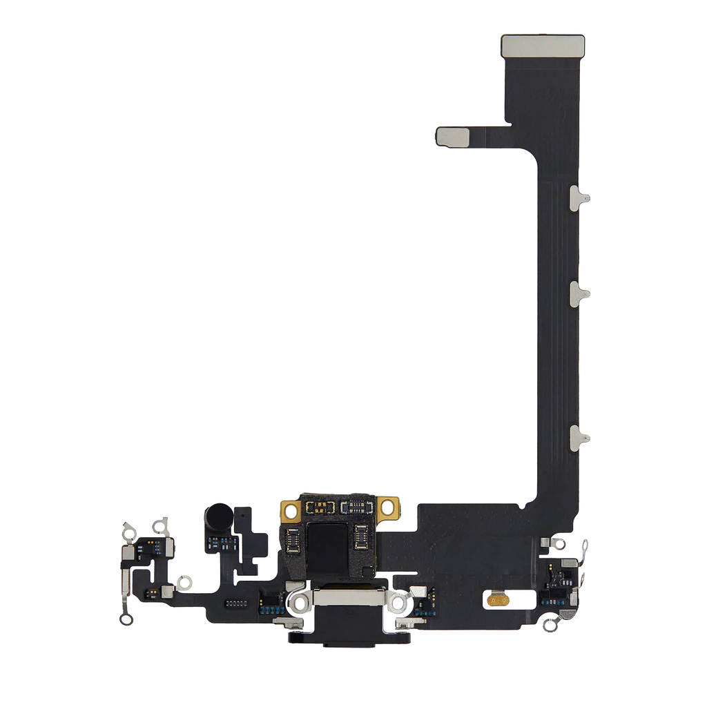 Charging Port Flex Cable with PCB for iPhone 11 Pro Max (Used OEM Part) (Space Gray)