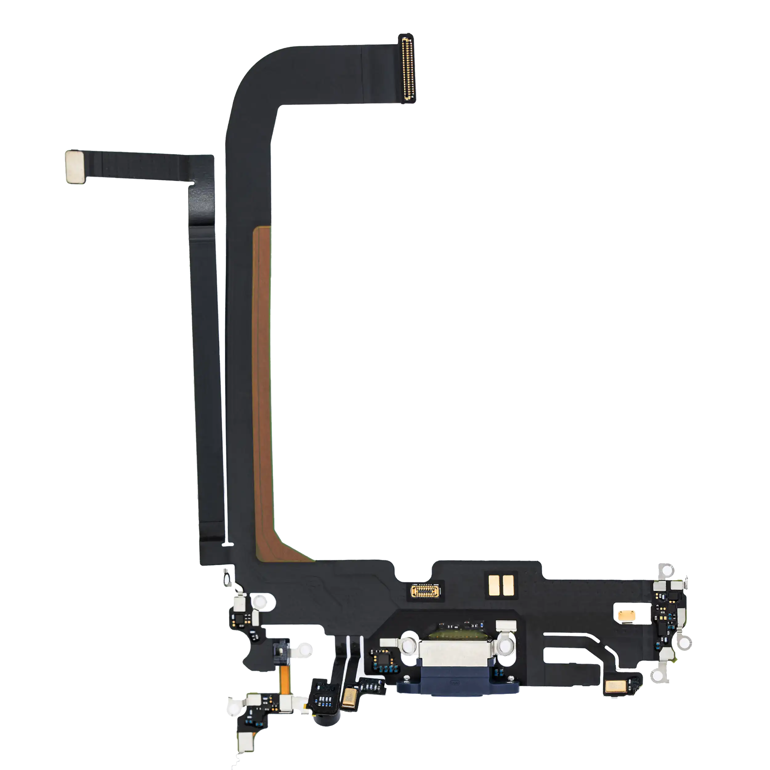 Charging Port Flex Cable for iPhone 13 Pro Max (Premium) (Sierra Blue)