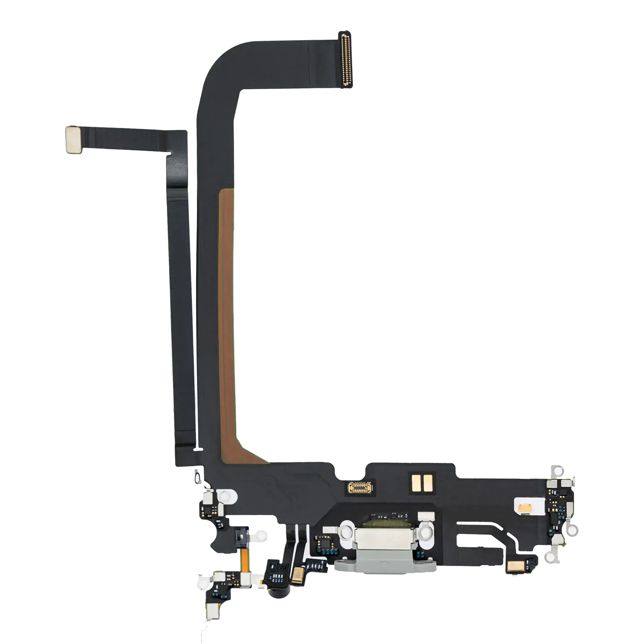 Ladebuchse-Flexkabel für iPhone 13 Pro Max (Premium) (Silber)