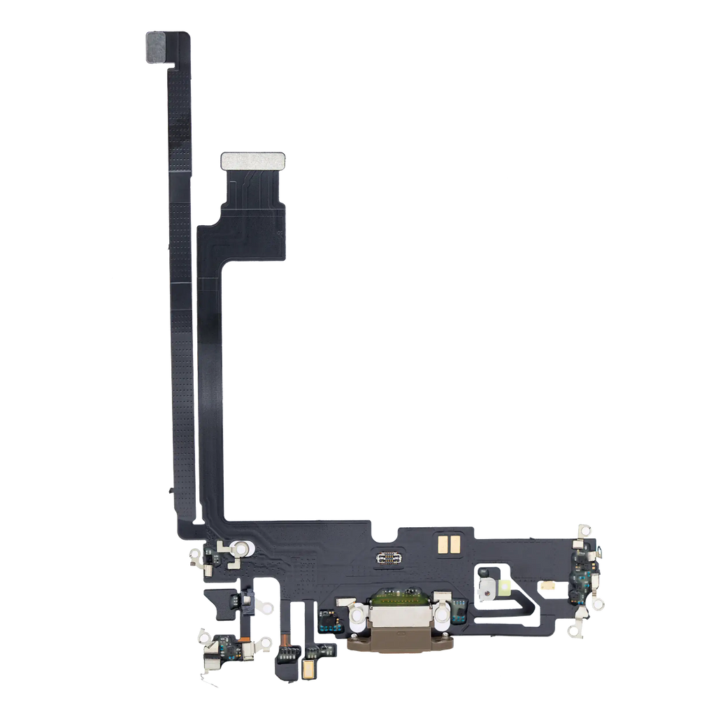 Charging Port Flex Cable for iPhone 12 Pro Max (Aftermarket Plus) (Gold)