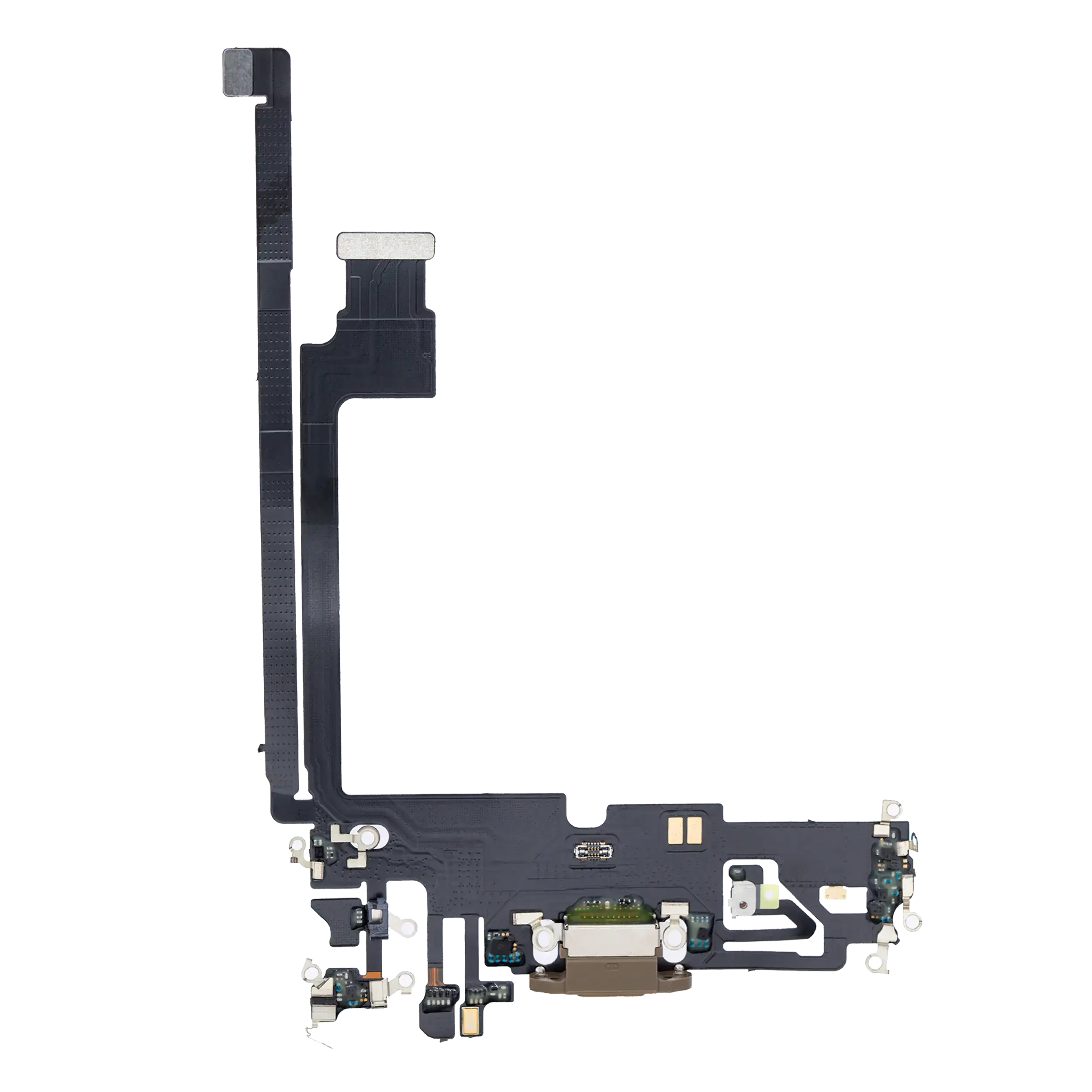 Charging Port Flex Cable for iPhone 12 Pro Max (Aftermarket Plus) (Gold)