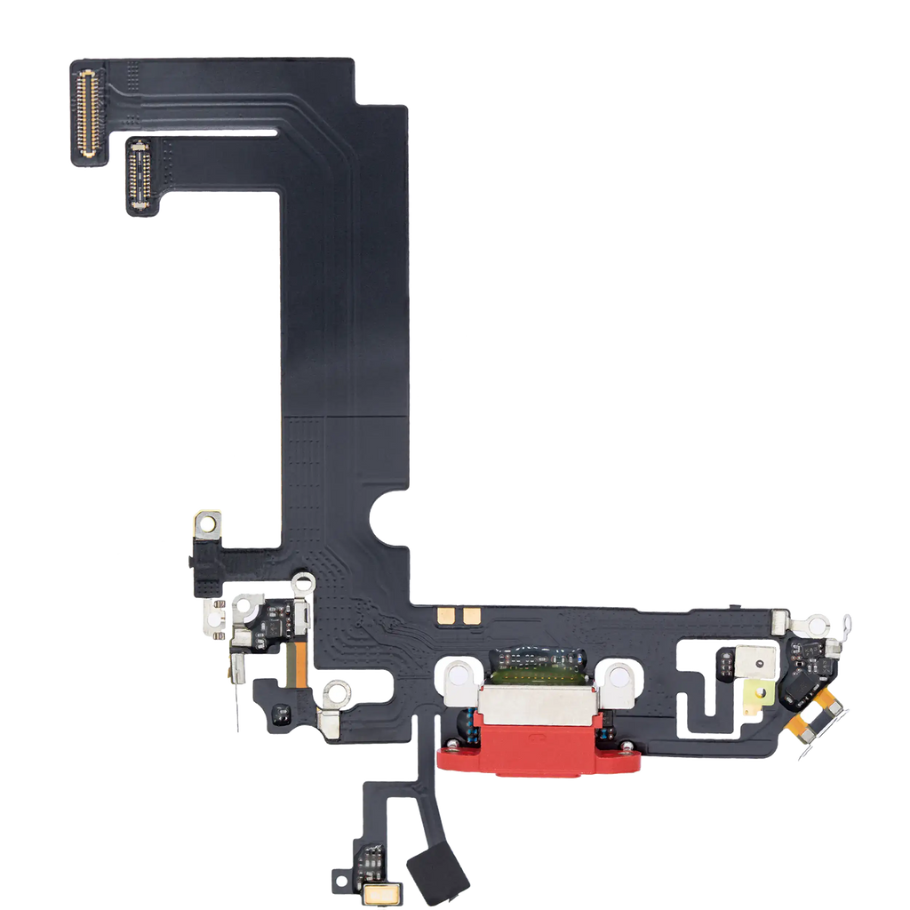 Charging Port Flex Cable for iPhone 12 Mini (Aftermarket Plus) (Red)