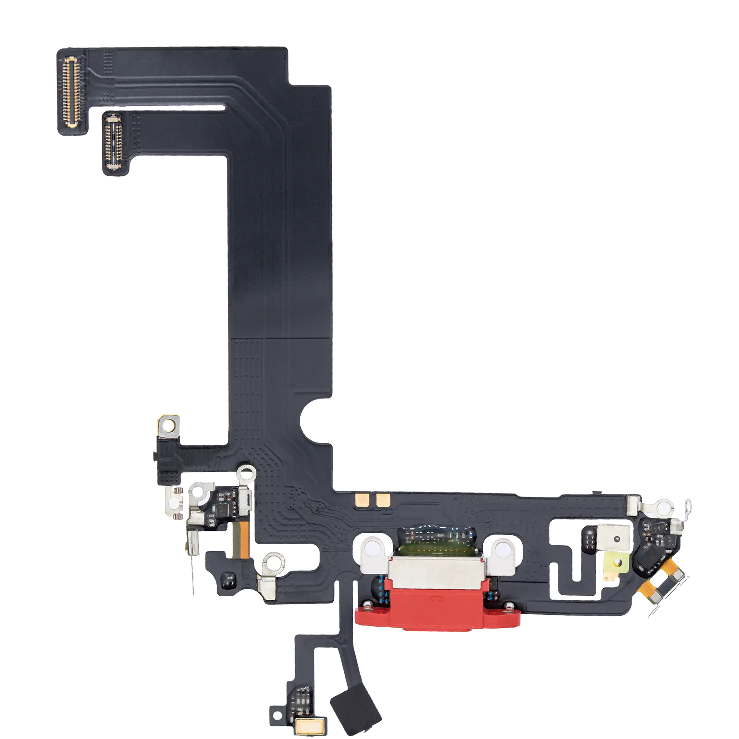 Charging Port Flex Cable for iPhone 12 Mini (Aftermarket Plus) (Red)