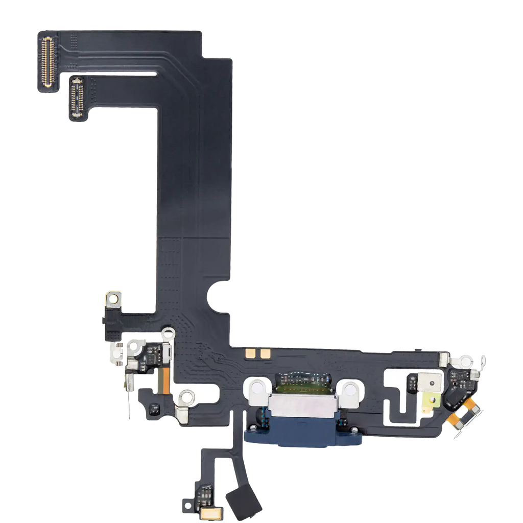 Charging Port Flex Cable for iPhone 12 Mini (Aftermarket Plus) (Blue)