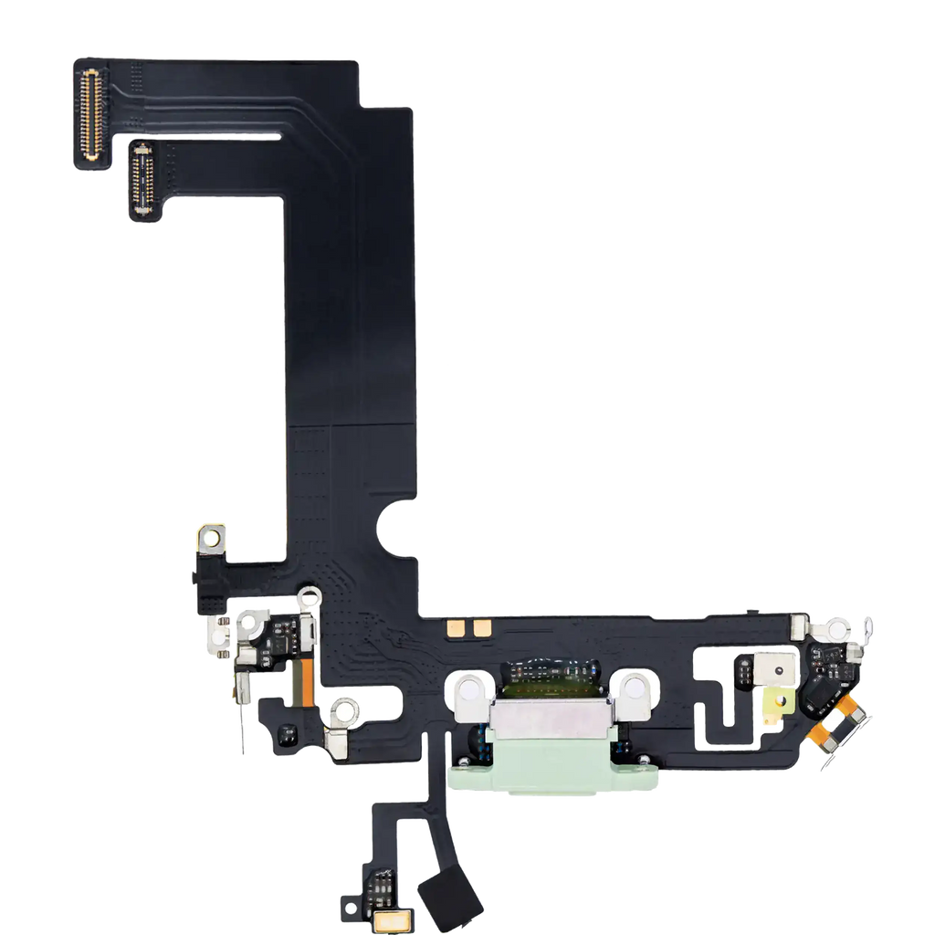 Charging Port Flex Cable for iPhone 12 Mini (Aftermarket Plus) (Green)