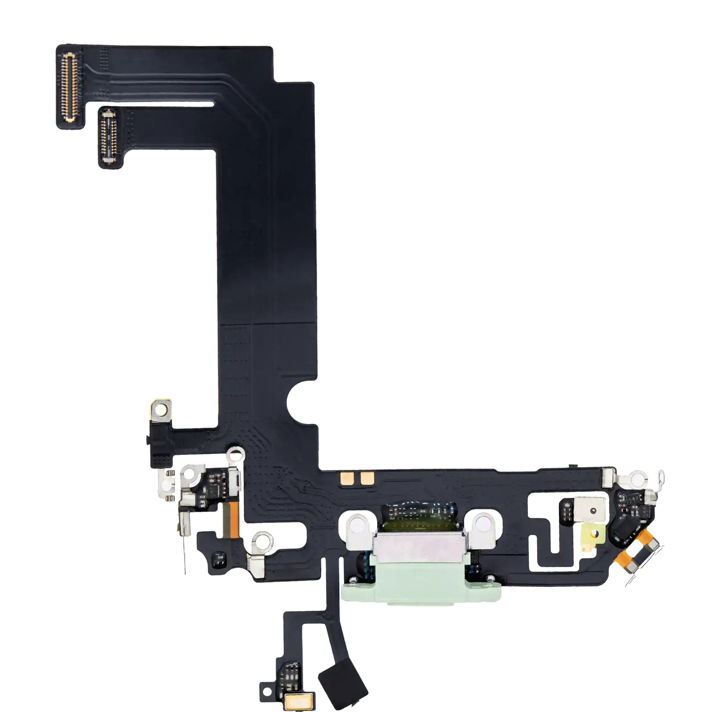 Charging Port Flex Cable for iPhone 12 Mini (Aftermarket Plus) (Green)