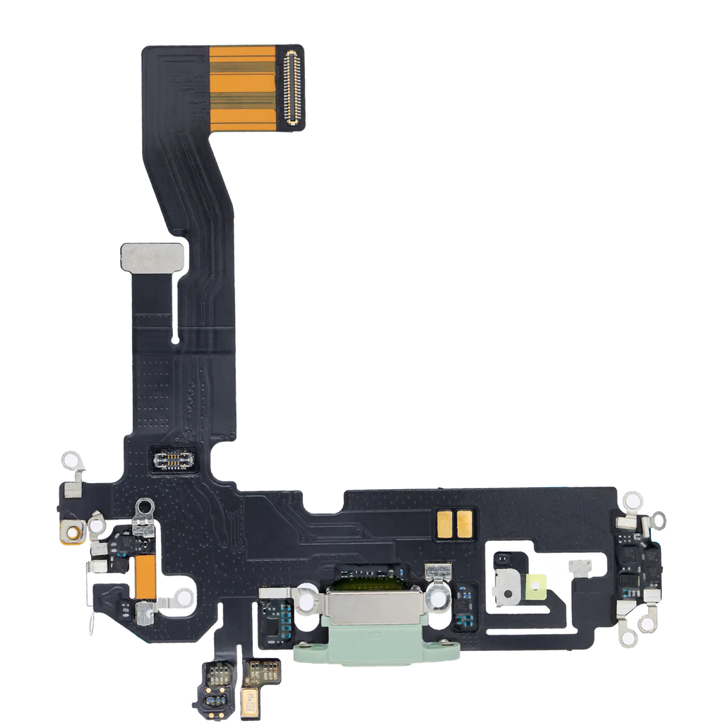 Charging Port Flex Cable for iPhone 12 (Aftermarket Plus) (Green)