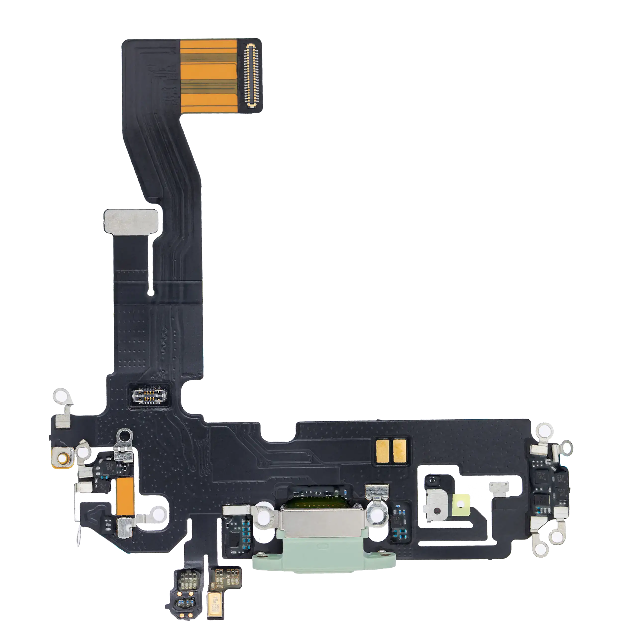 Charging Port Flex Cable for iPhone 12 (Aftermarket Plus) (Green)