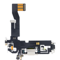 Flexkabel für Ladebuchse für iPhone 12 / 12 Pro (Aftermarket Plus) (Silber)