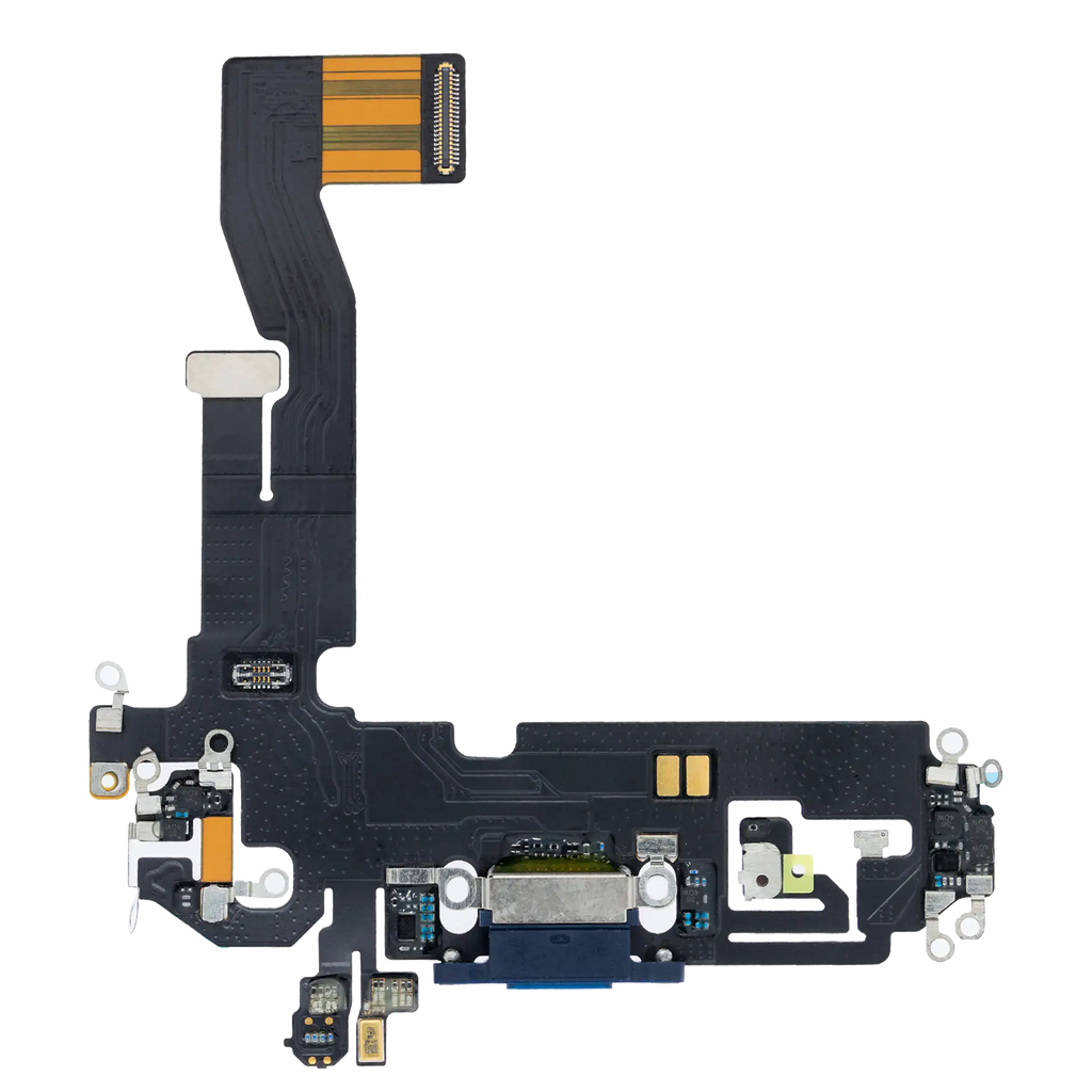 Ladebuchsen-Flexkabel für iPhone 12 / 12 Pro (Aftermarket Plus) (Pacific Blau)