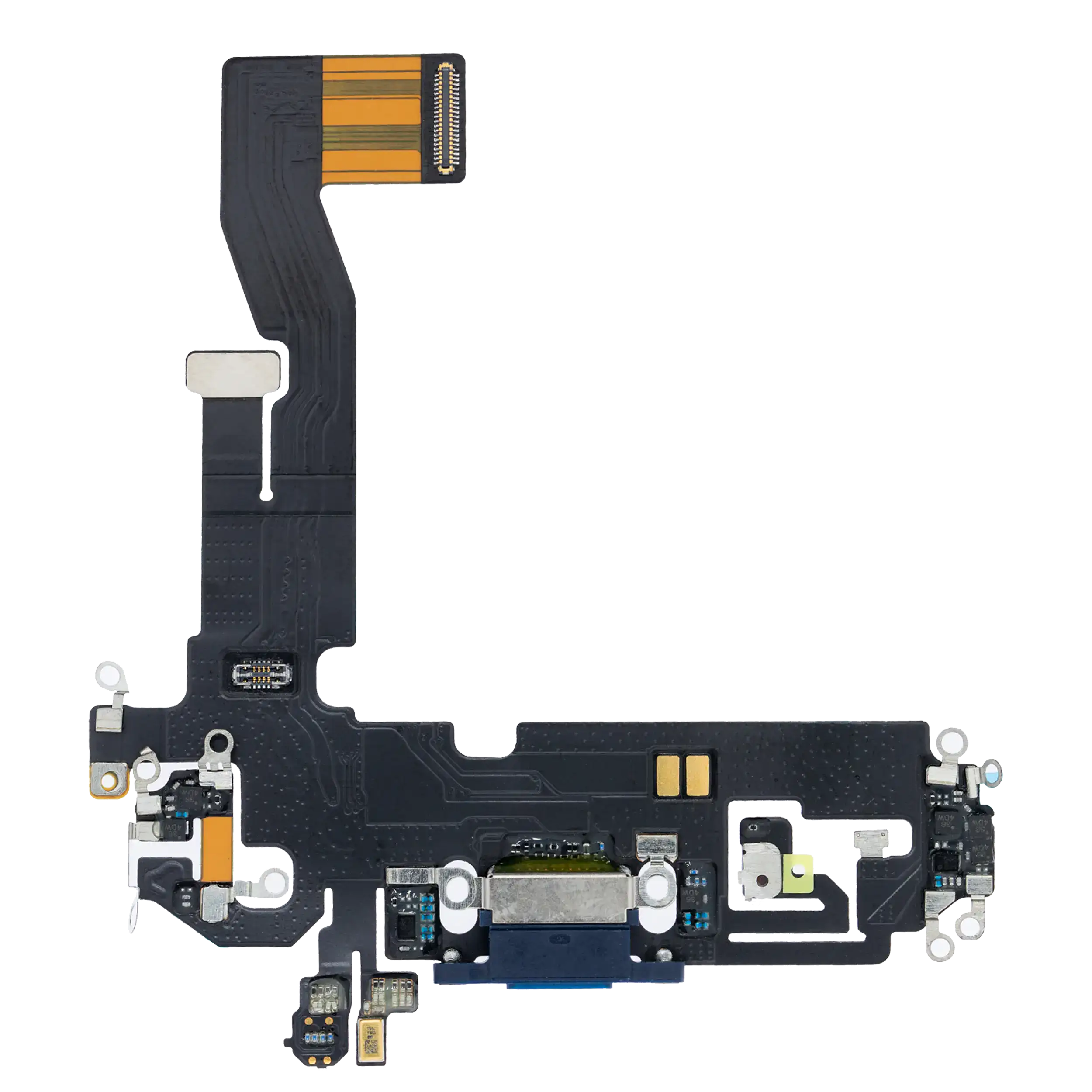 Ladebuchsen-Flexkabel für iPhone 12 / 12 Pro (Aftermarket Plus) (Pacific Blau)