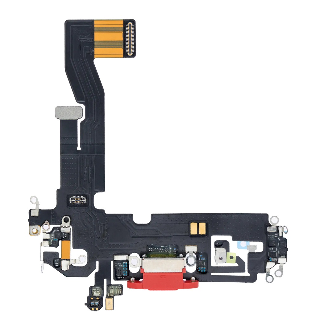 Charging Port Flex Cable for iPhone 12 (Aftermarket Plus) (Red)