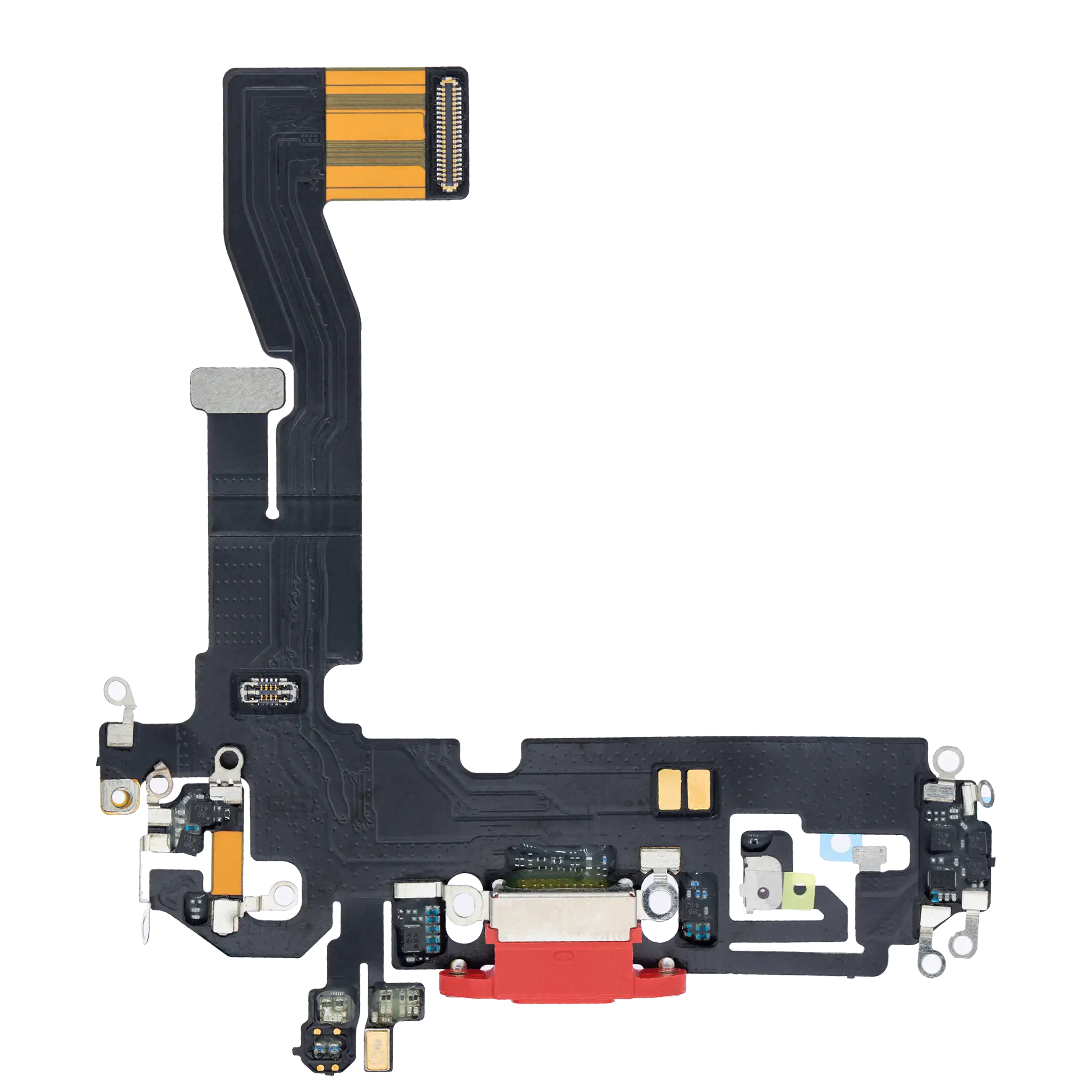 Charging Port Flex Cable for iPhone 12 (Aftermarket Plus) (Red)