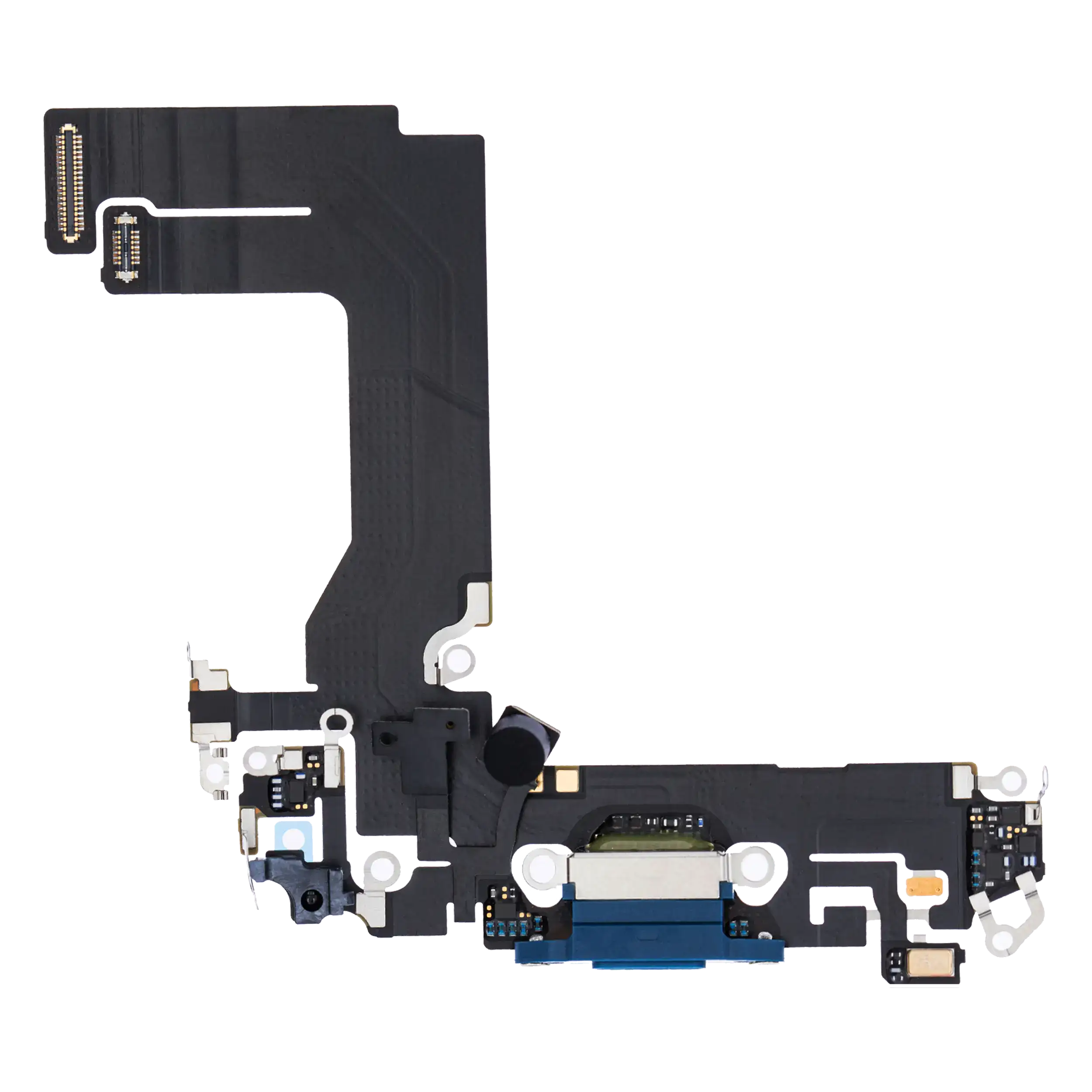 Charging Port Flex Cable for iPhone 13 Mini (Premium) (Blue)