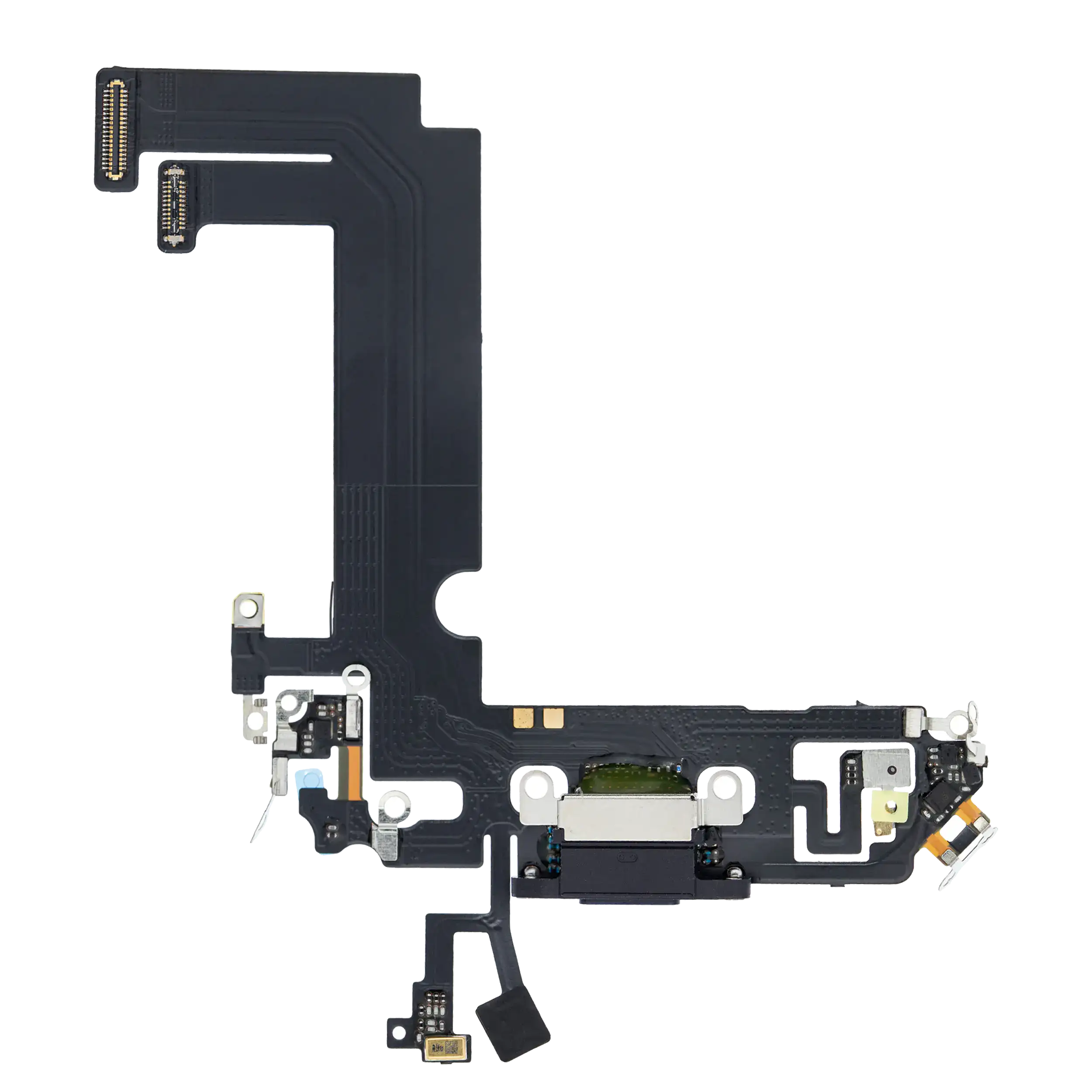 Charging Port Flex Cable for iPhone 12 Mini (Aftermarket Plus) (Black)