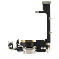 Ladebuchse-Flexkabel mit Platine für iPhone 11 Pro (Aftermarket Plus) (Silber)