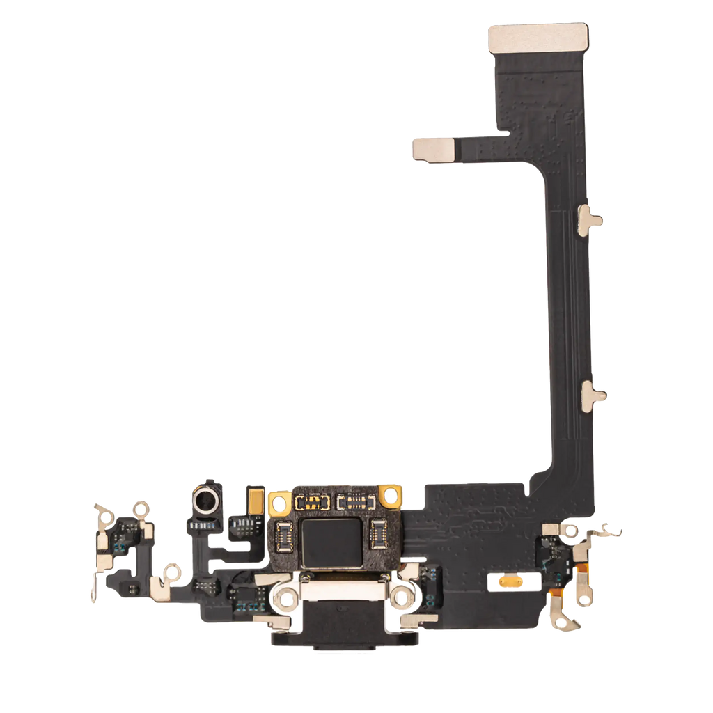 Ladebuchse-Flexkabel mit Platine für iPhone 11 Pro (Aftermarket Plus) (Space Gra