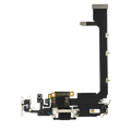 Ladebuchse-Flexkabel mit Platine für iPhone 11 Pro Max (Aftermarket Plus) (Space