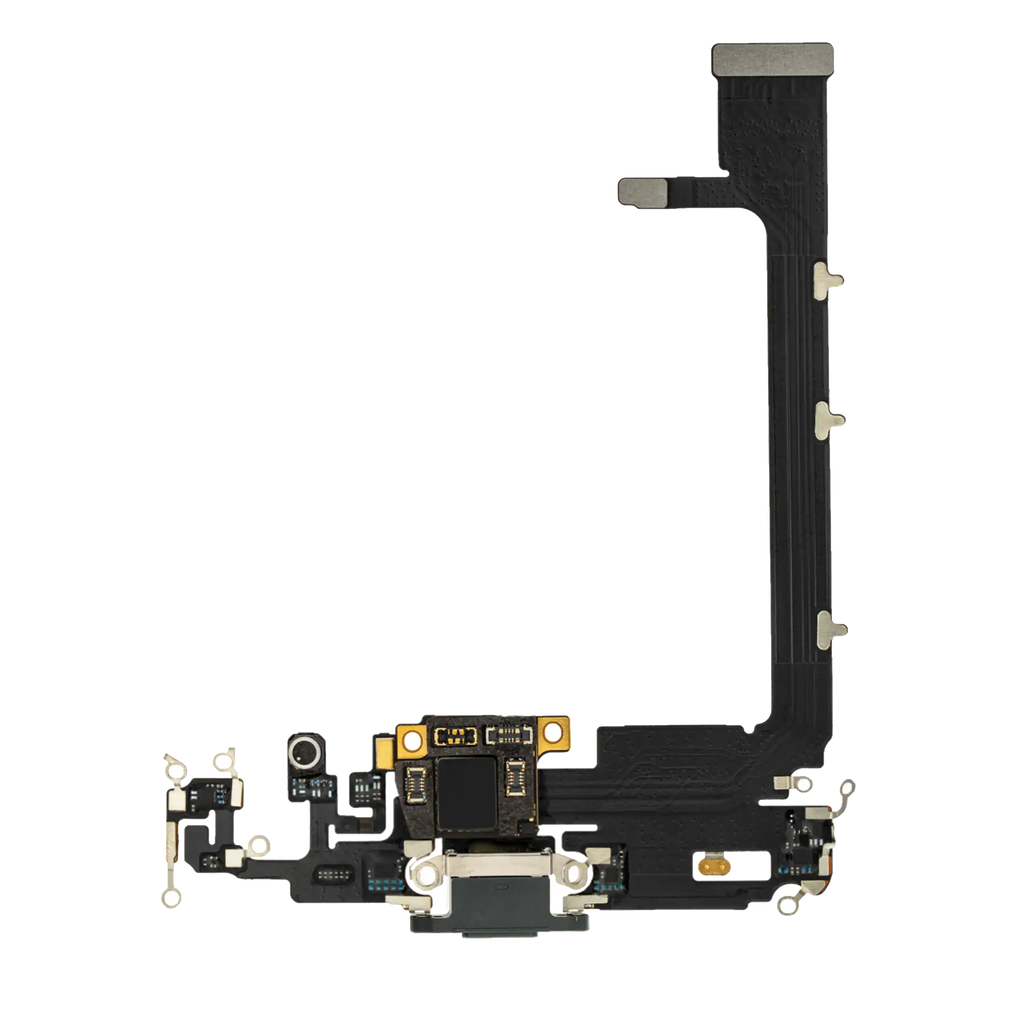 Charging Port Flex Cable with PCB for iPhone 11 Pro Max (Aftermarket Plus) (Midnight Green)