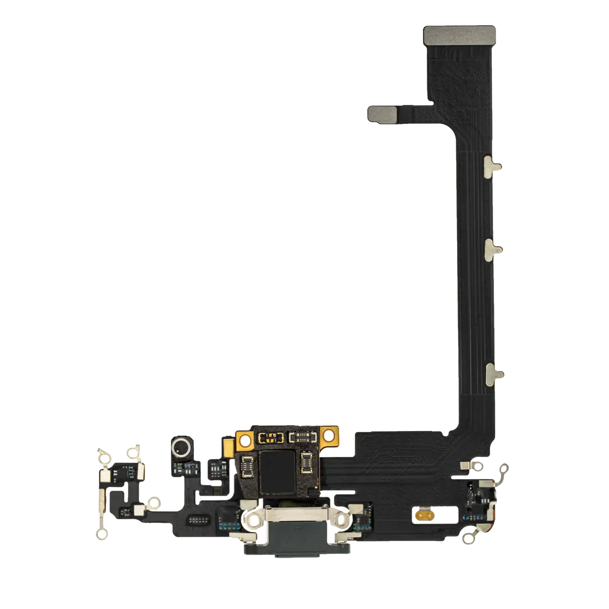 Charging Port Flex Cable with PCB for iPhone 11 Pro Max (Aftermarket Plus) (Midnight Green)