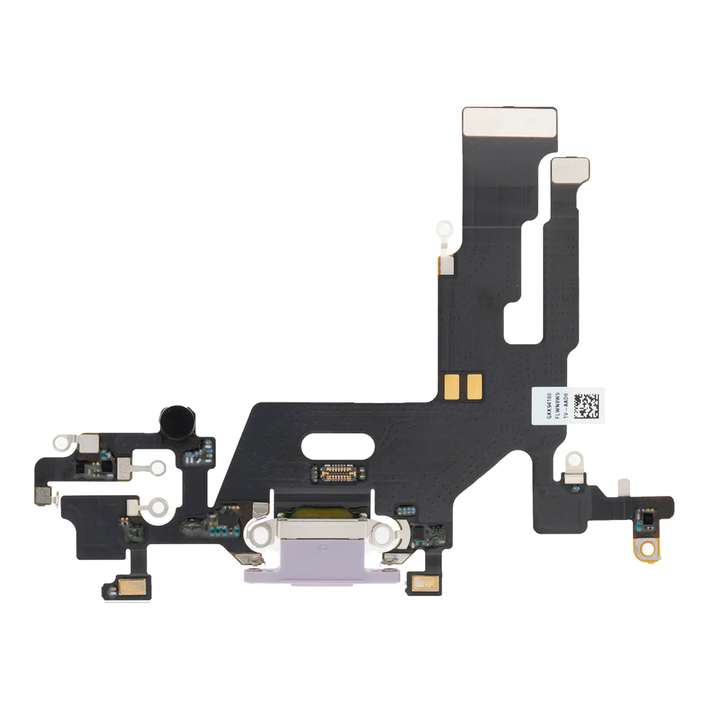 Ladebuchse-Flexkabel für iPhone 11 (Aftermarket Plus) (Violett)