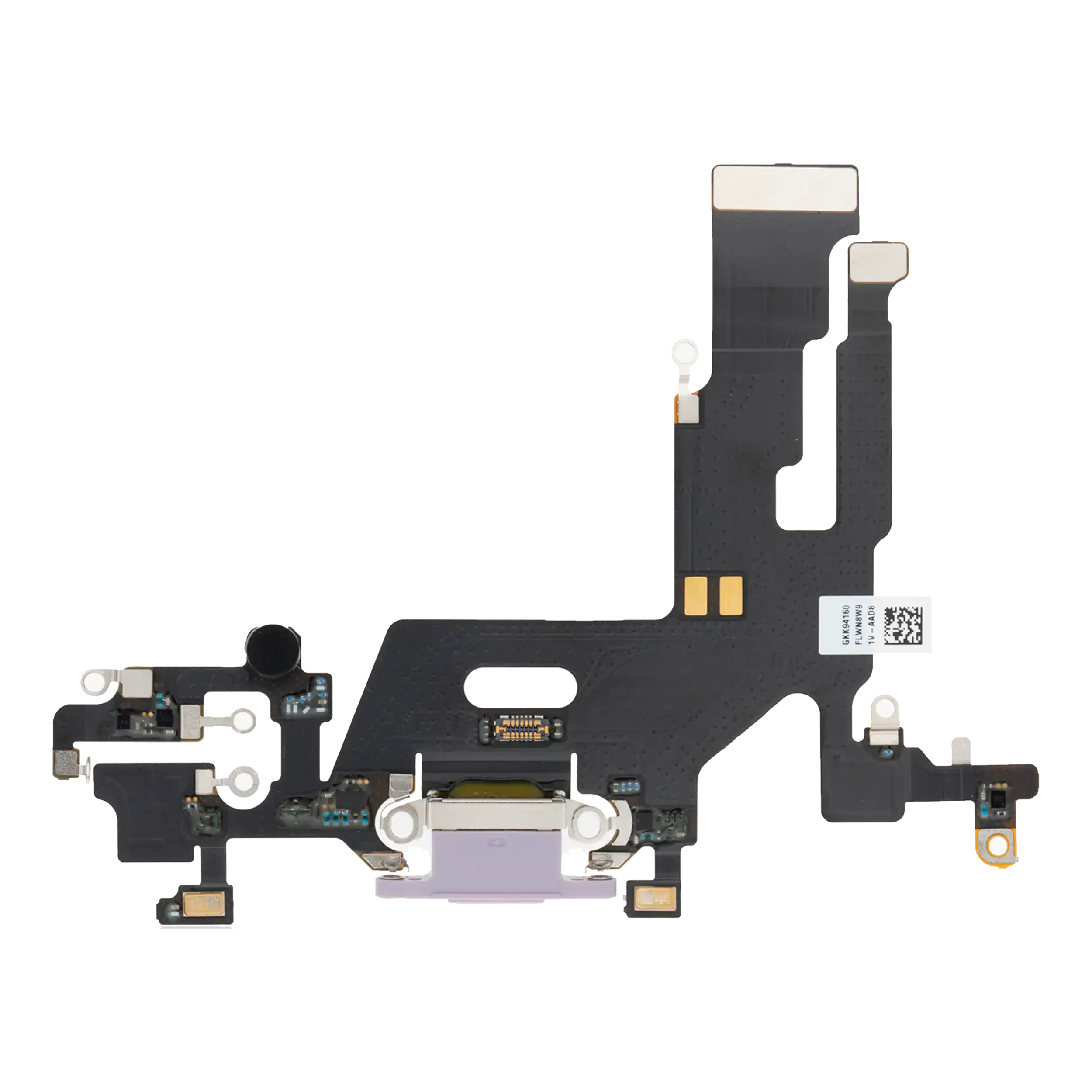 Ladebuchse-Flexkabel für iPhone 11 (Aftermarket Plus) (Violett)