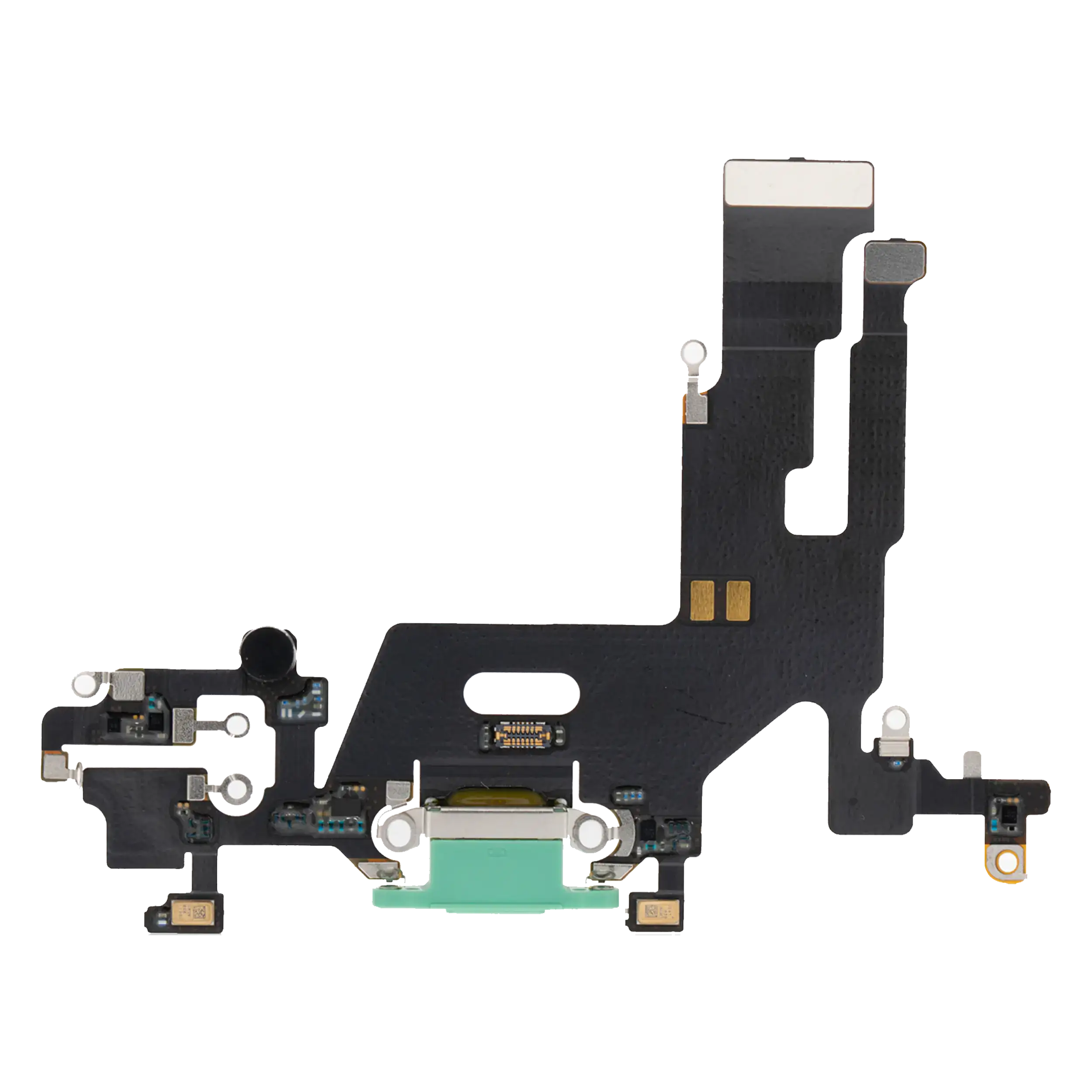 Charging Port Flex Cable for iPhone 11 (Aftermarket Plus) (Green)
