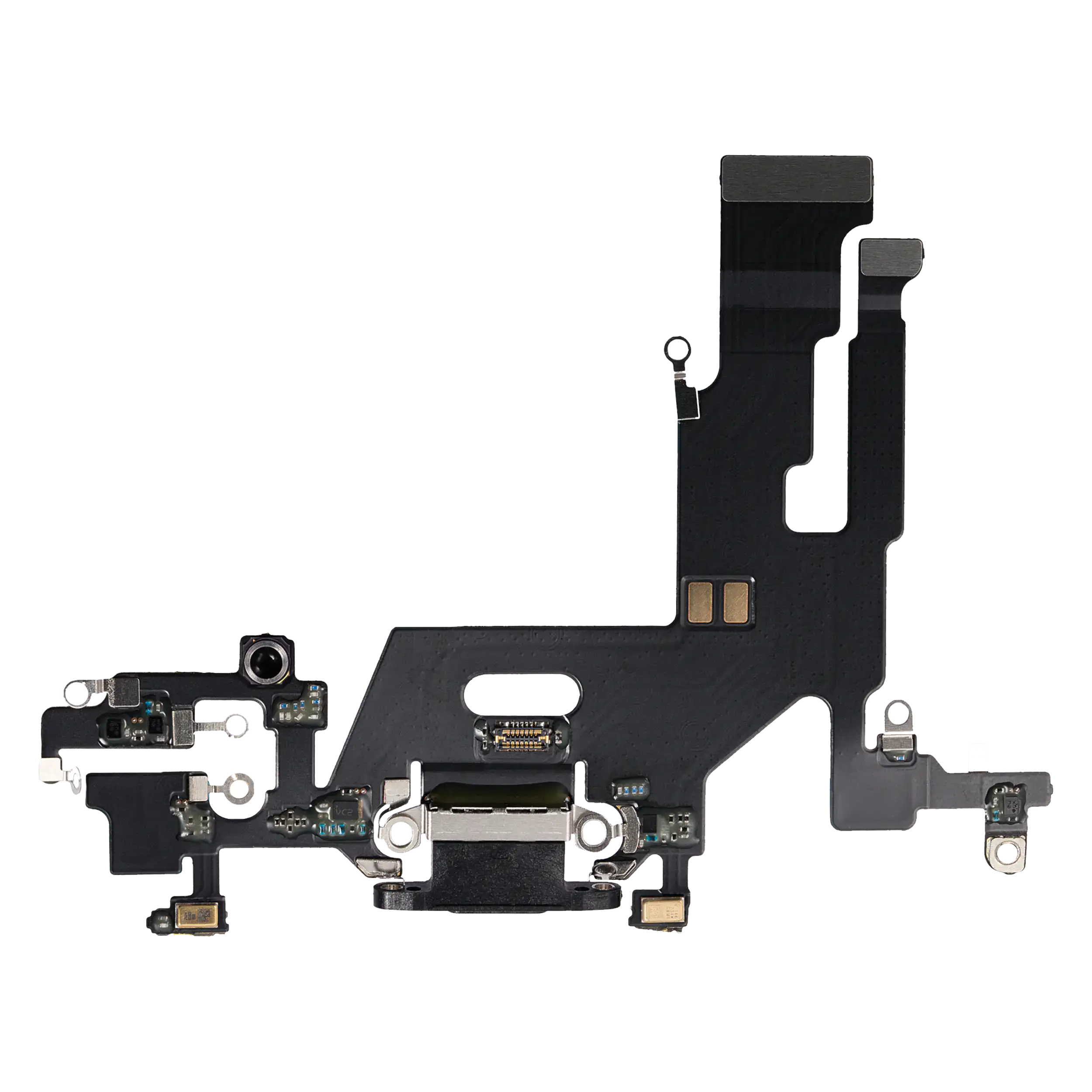 Charging Port Flex Cable for iPhone 11 (Aftermarket Plus) (Black)