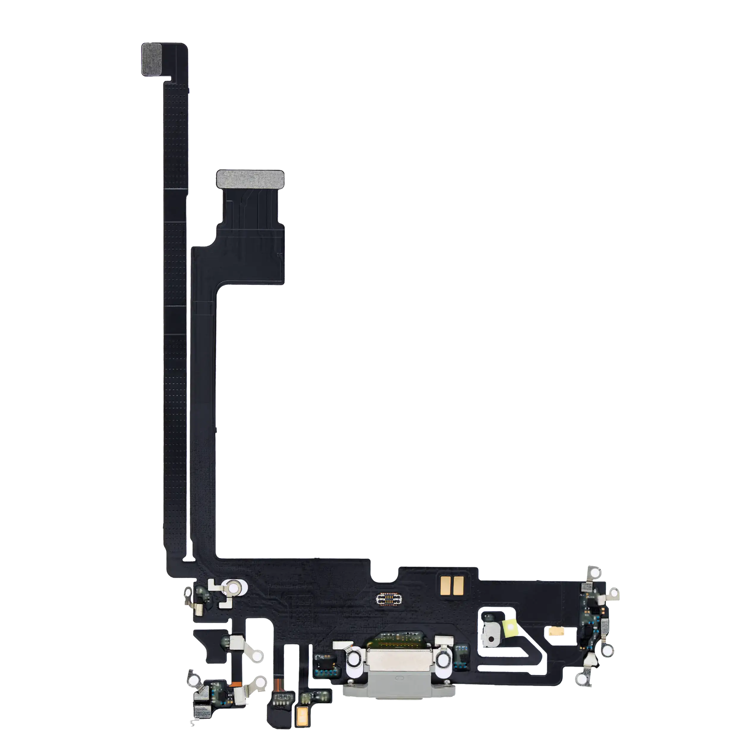 Ladebuchse-Flexkabel für iPhone 12 Pro Max (Premium) (Silber)