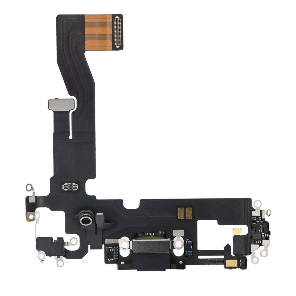 Ladebuchse Flexkabel für iPhone 12 / 12 Pro (Premium) (Graphite)