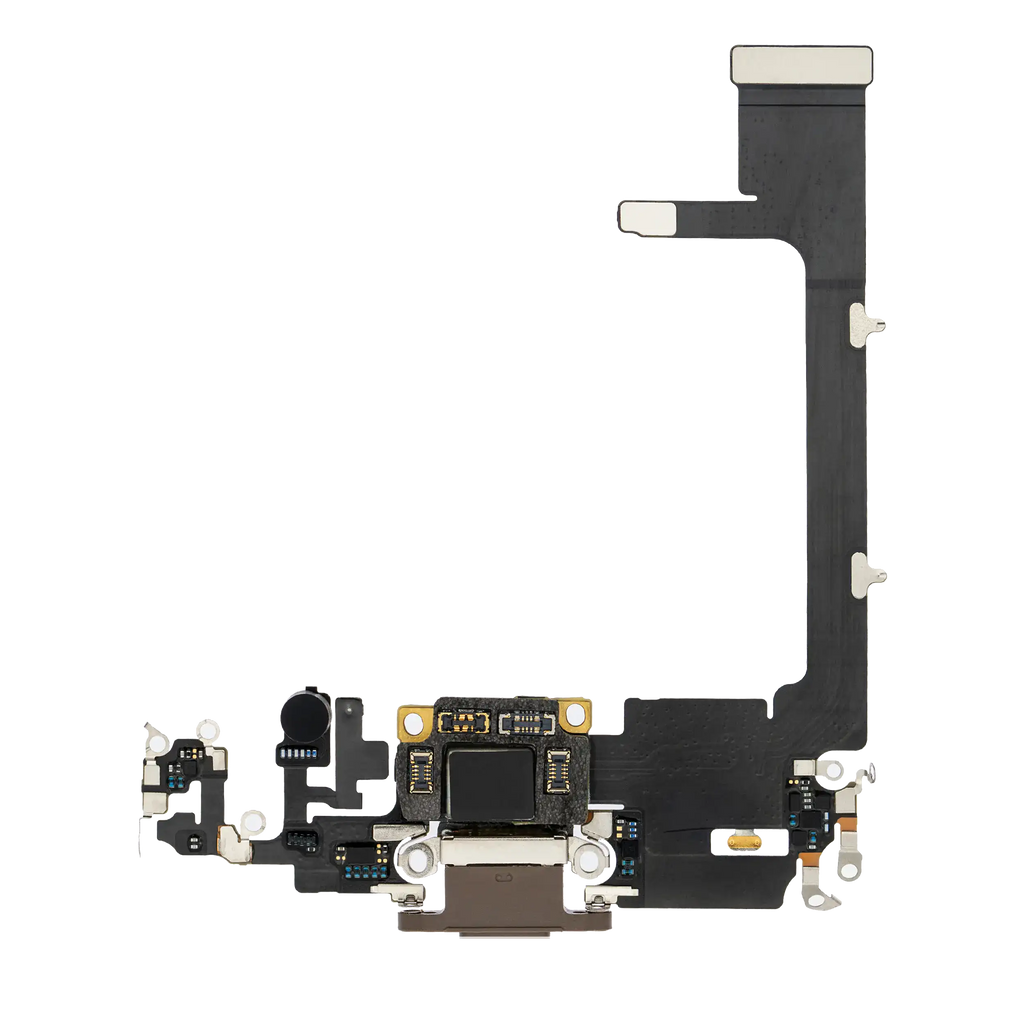 Ladebuchse-Flexkabel mit Platine für iPhone 11 Pro (Premium) (Gold)