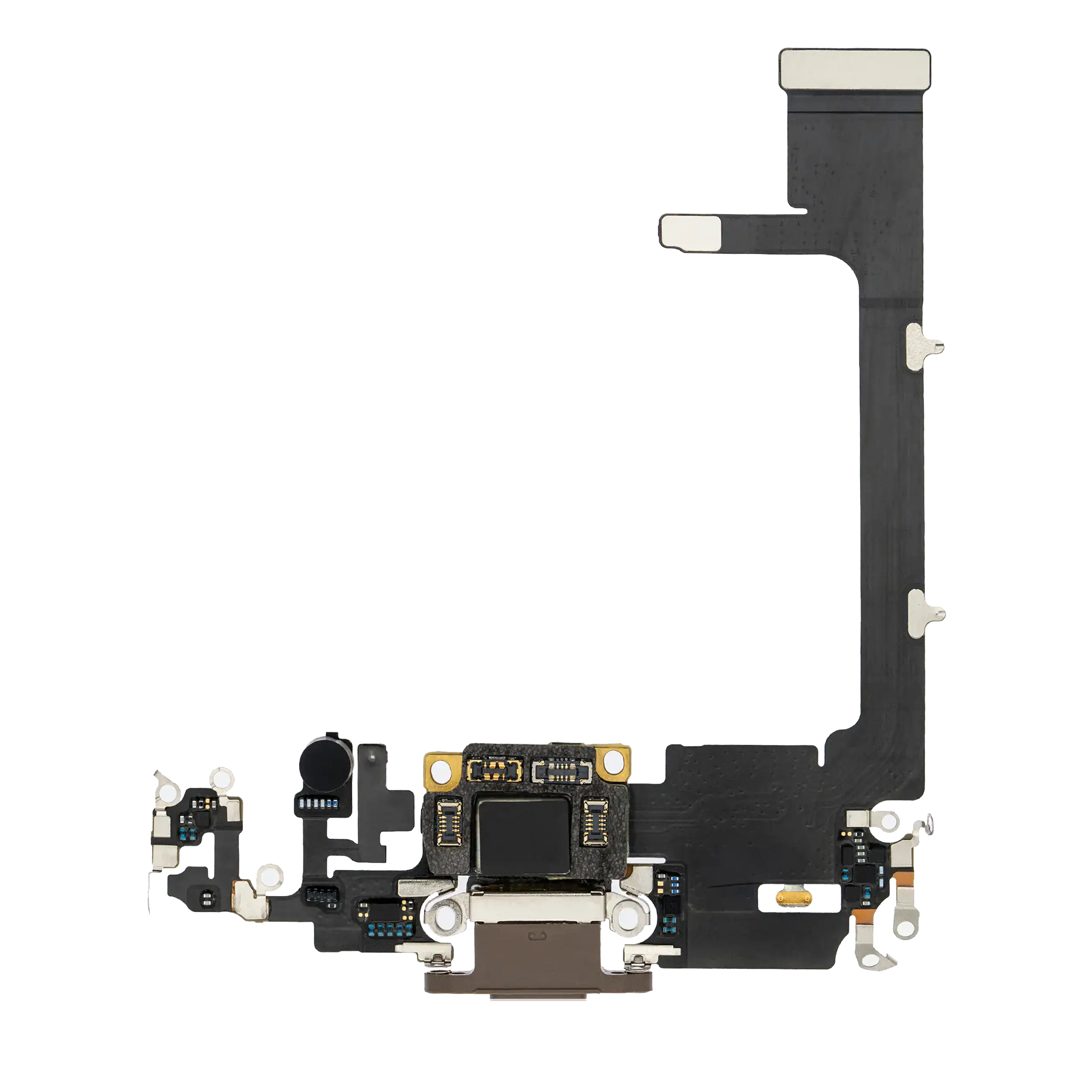 Ladebuchse-Flexkabel mit Platine für iPhone 11 Pro (Premium) (Gold)