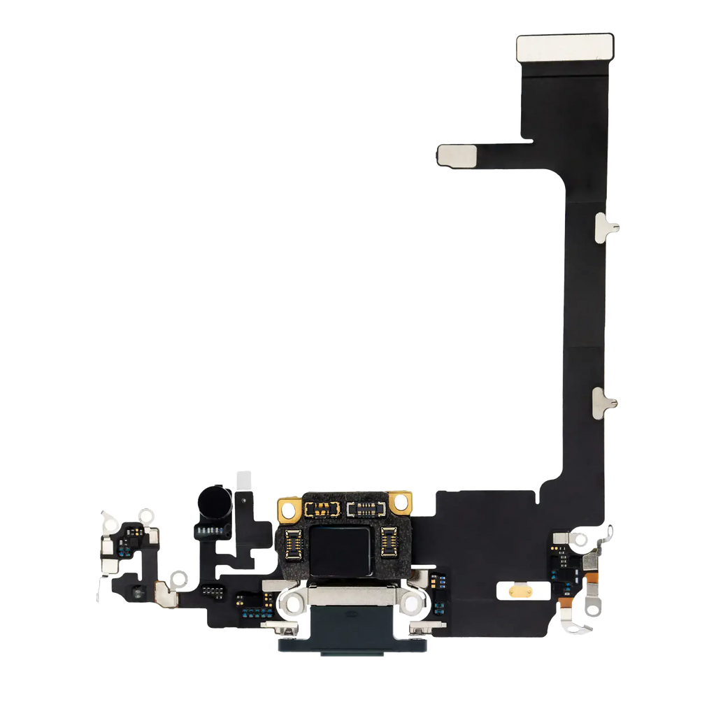 Ladebuchse-Flexkabel mit Platine für iPhone 11 Pro (Premium) (Midnight Grün)