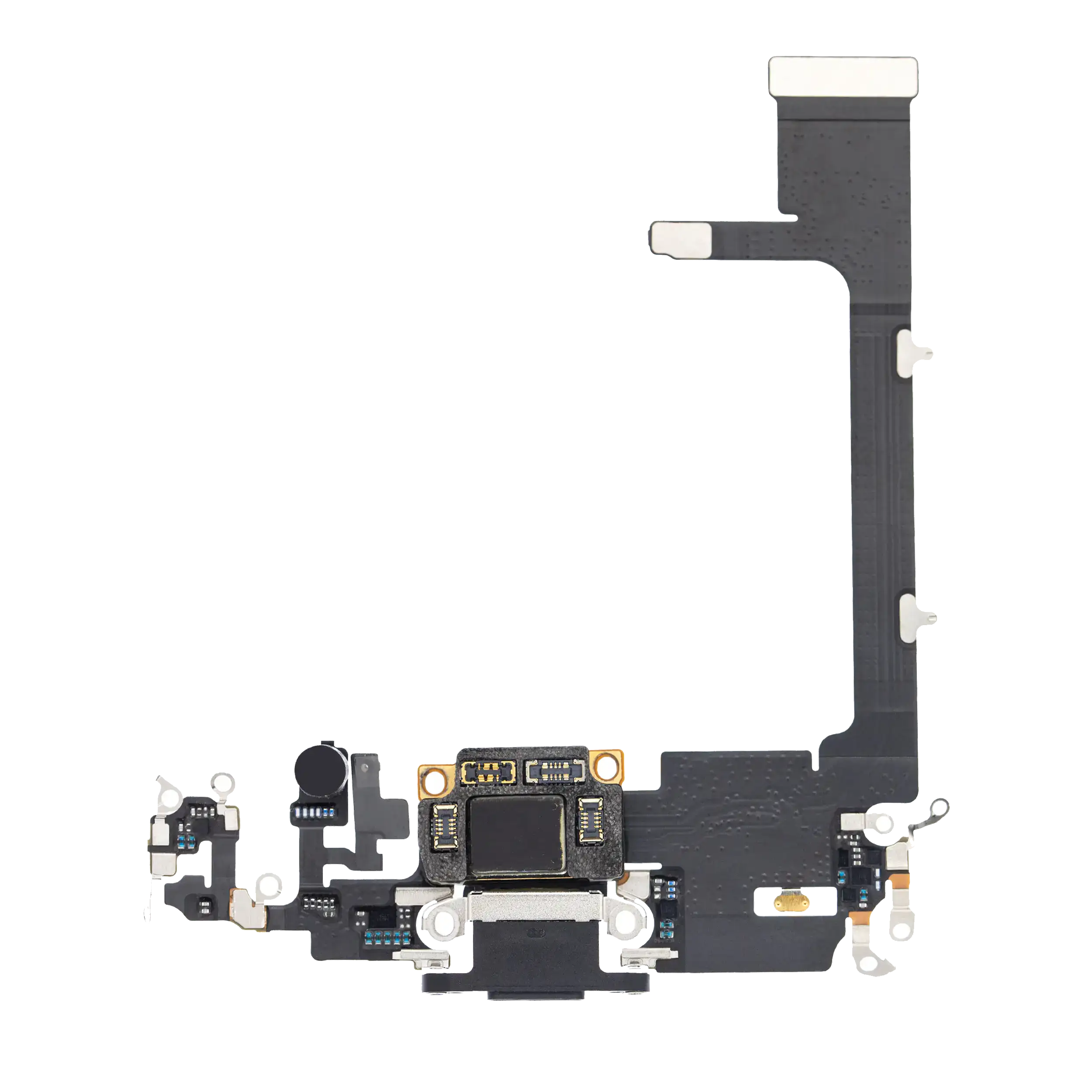 Ladebuchse-Flexkabel mit Platine für iPhone 11 Pro (Premium) (Space Grau)