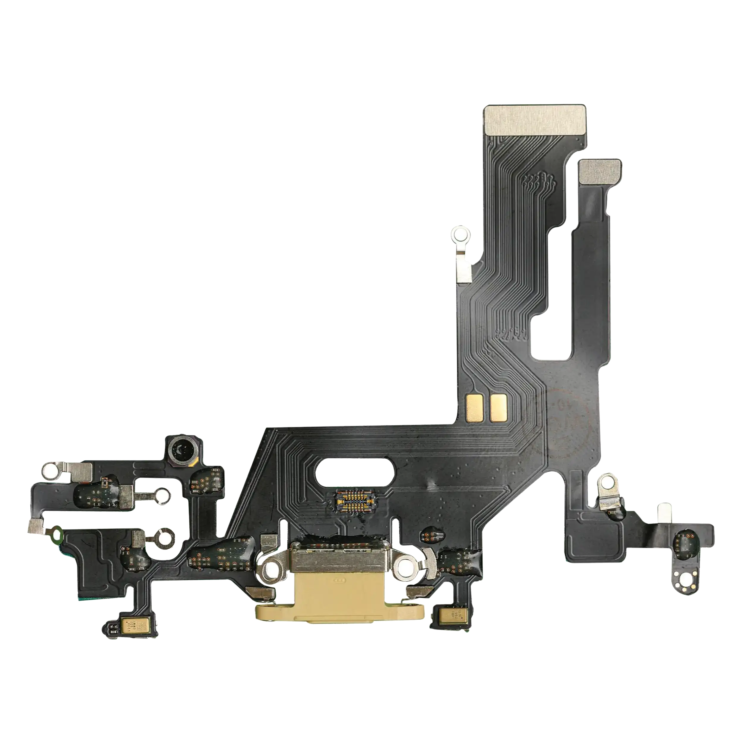 Charging Port Flex Cable for iPhone 11 (Aftermarket Plus) (Yellow)