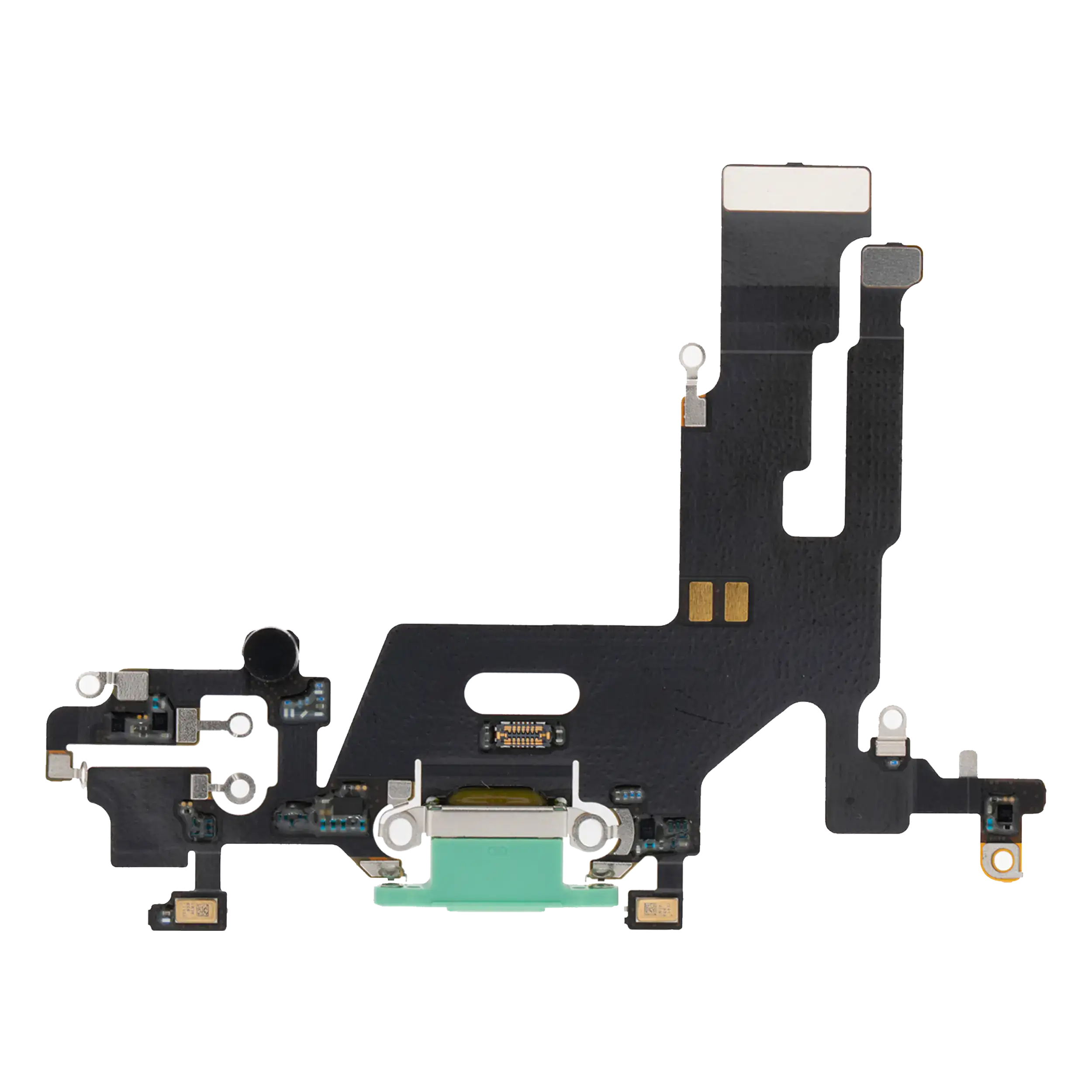 Charging Port Flex Cable for iPhone 11 (Premium) (Green)