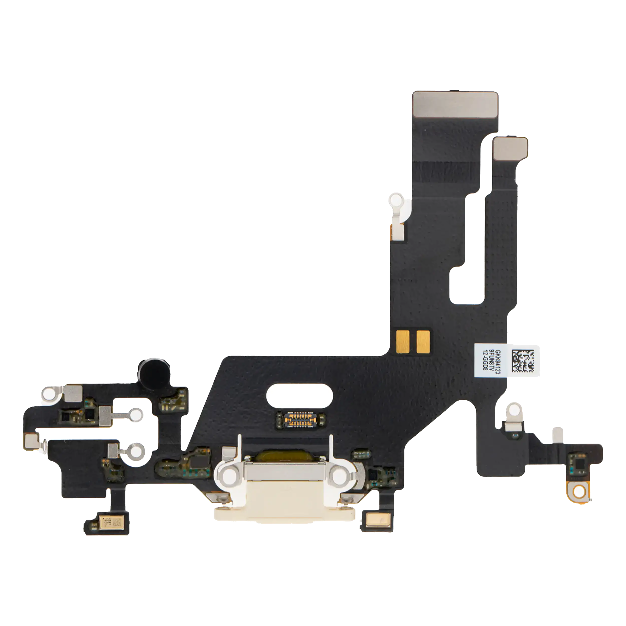 Charging Port Flex Cable for iPhone 11 (Premium) (White)