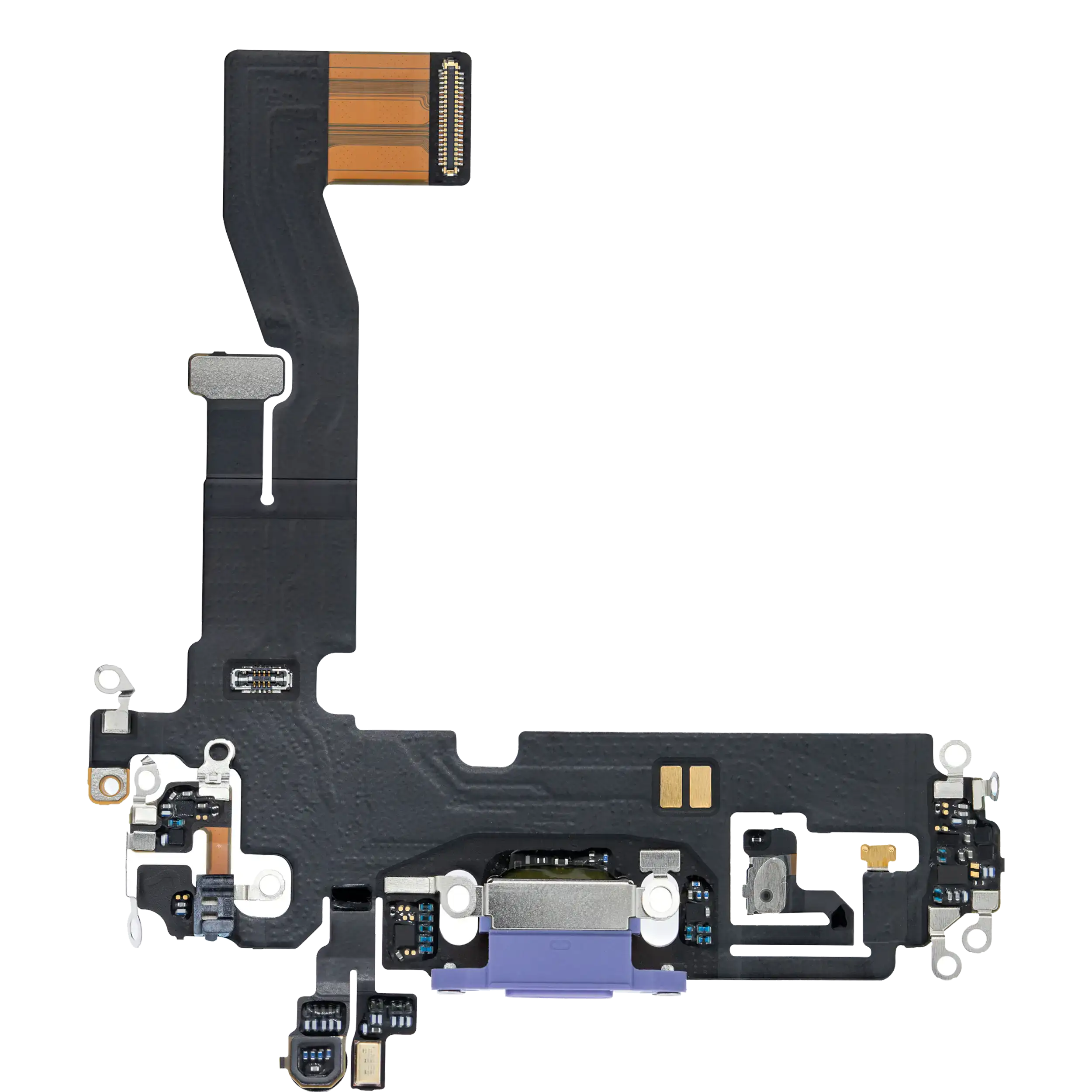 Charging Port Flex Cable for iPhone 12 (Premium) (Purple)