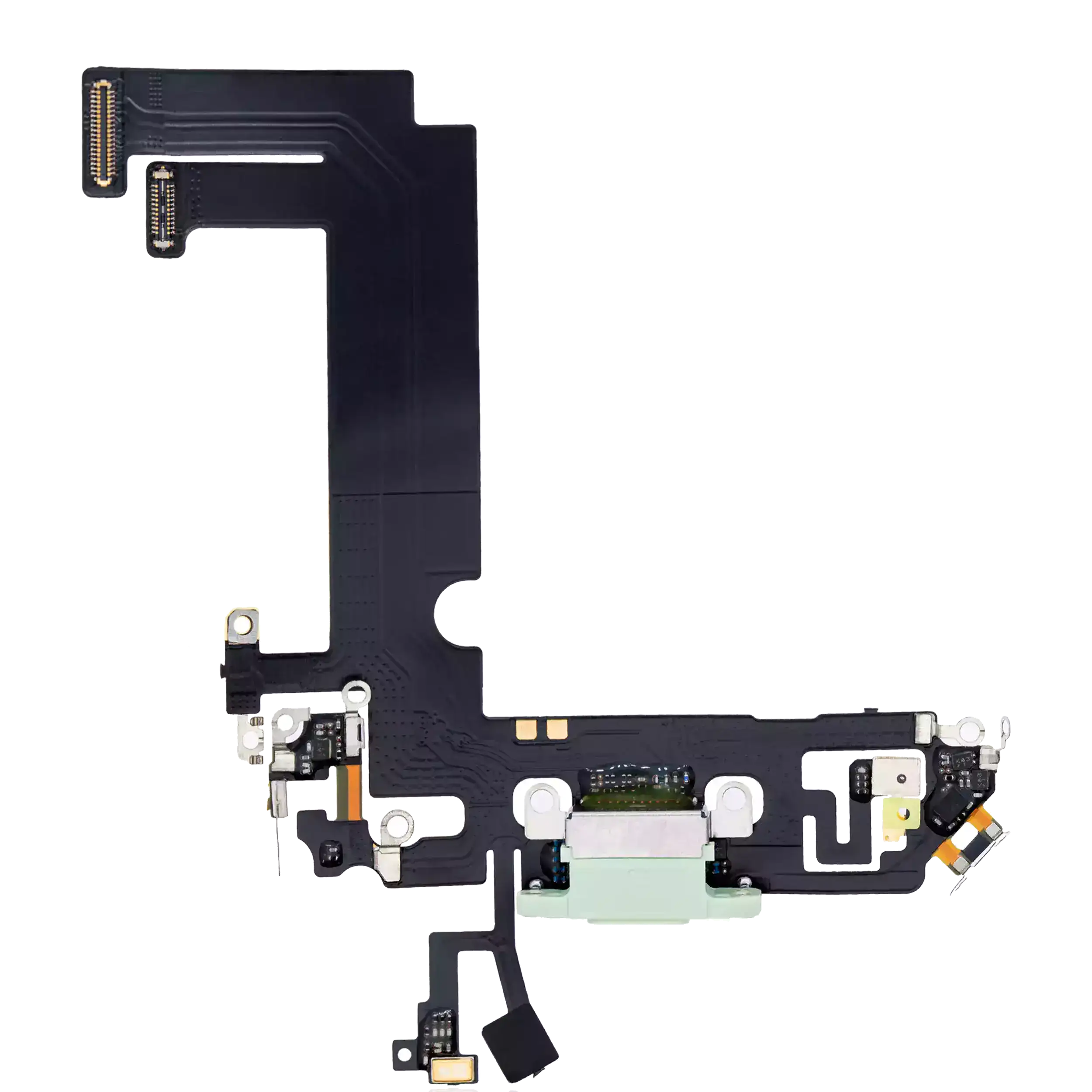 Charging Port Flex Cable for iPhone 12 Mini (Premium) (Green)