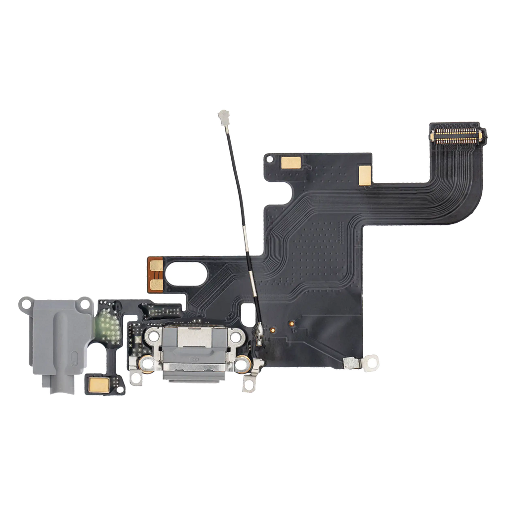 Ladebuchse-Flexkabel für iPhone 6 (Nachrüstteil) (Space Grau)