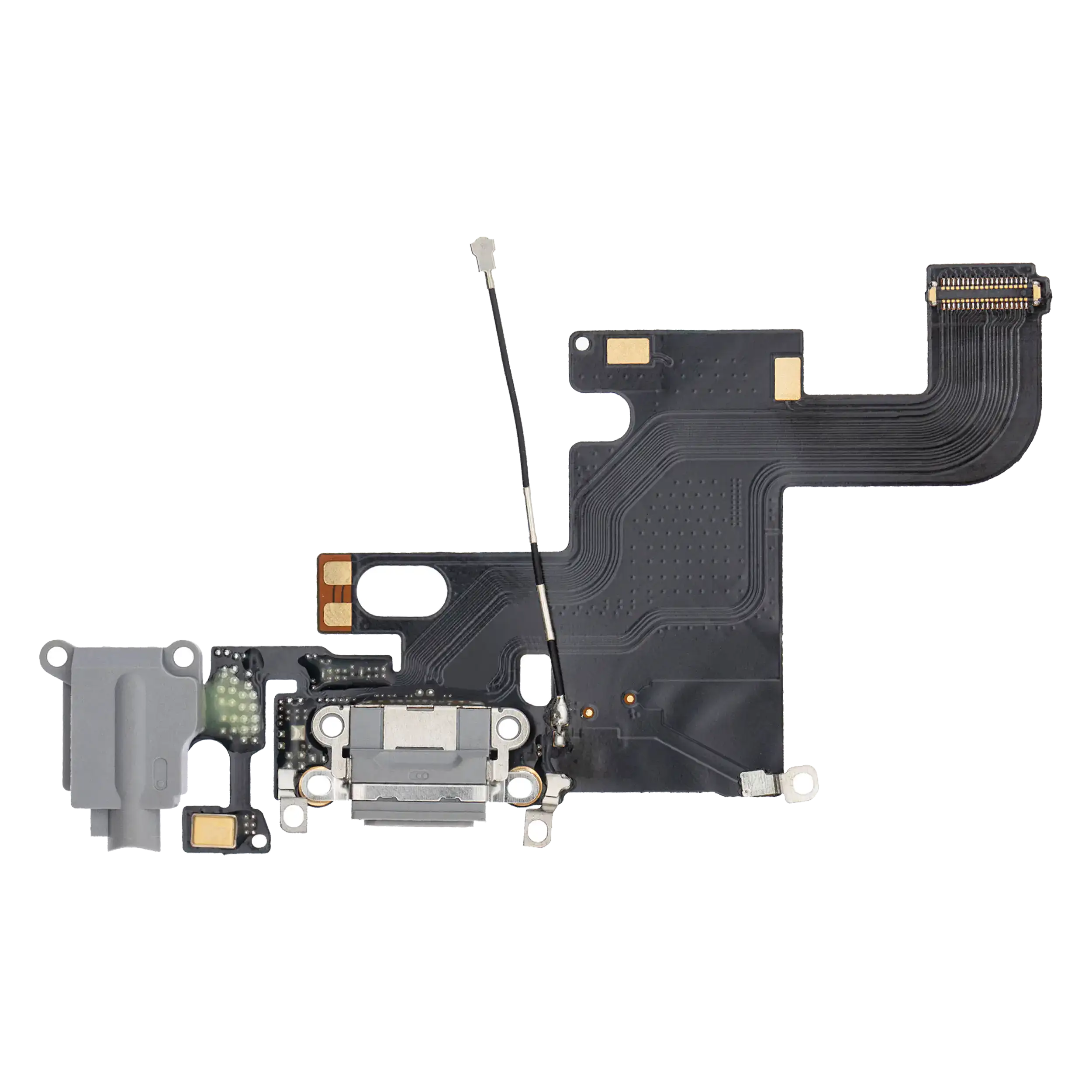 Ladebuchse-Flexkabel für iPhone 6 (Nachrüstteil) (Space Grau)