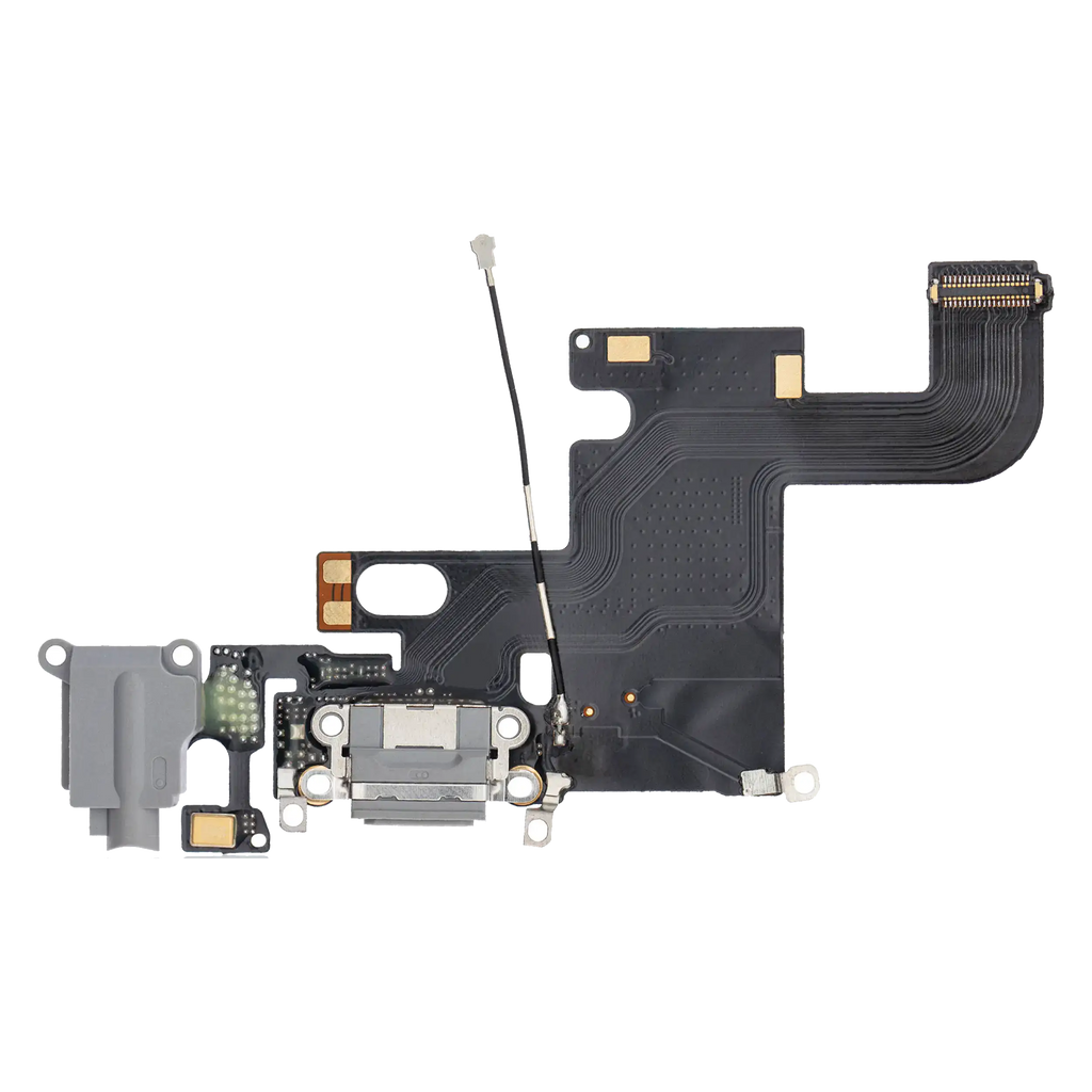 Charging Port Flex Cable for iPhone 6 (Premium) (Space Gray)