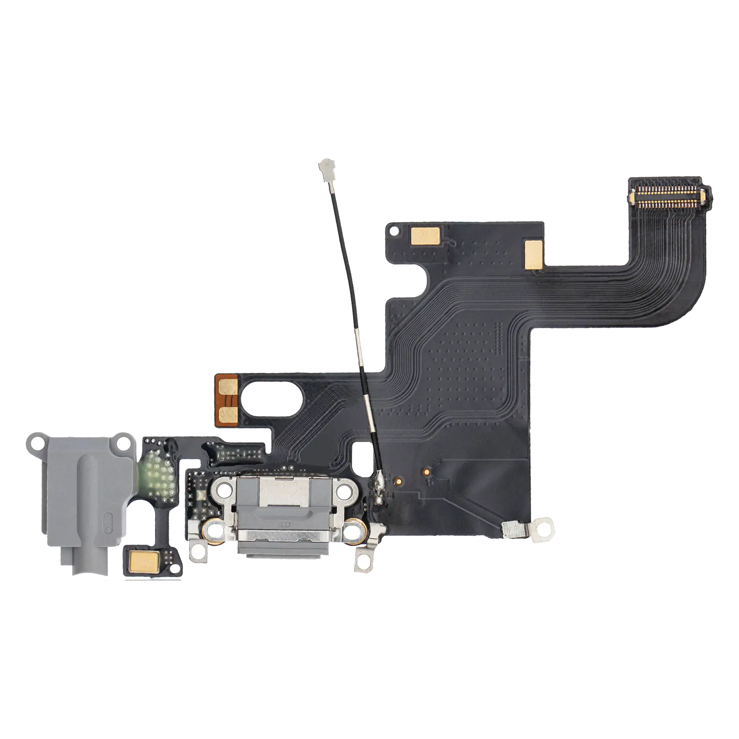 Charging Port Flex Cable for iPhone 6 (Premium) (Space Gray)