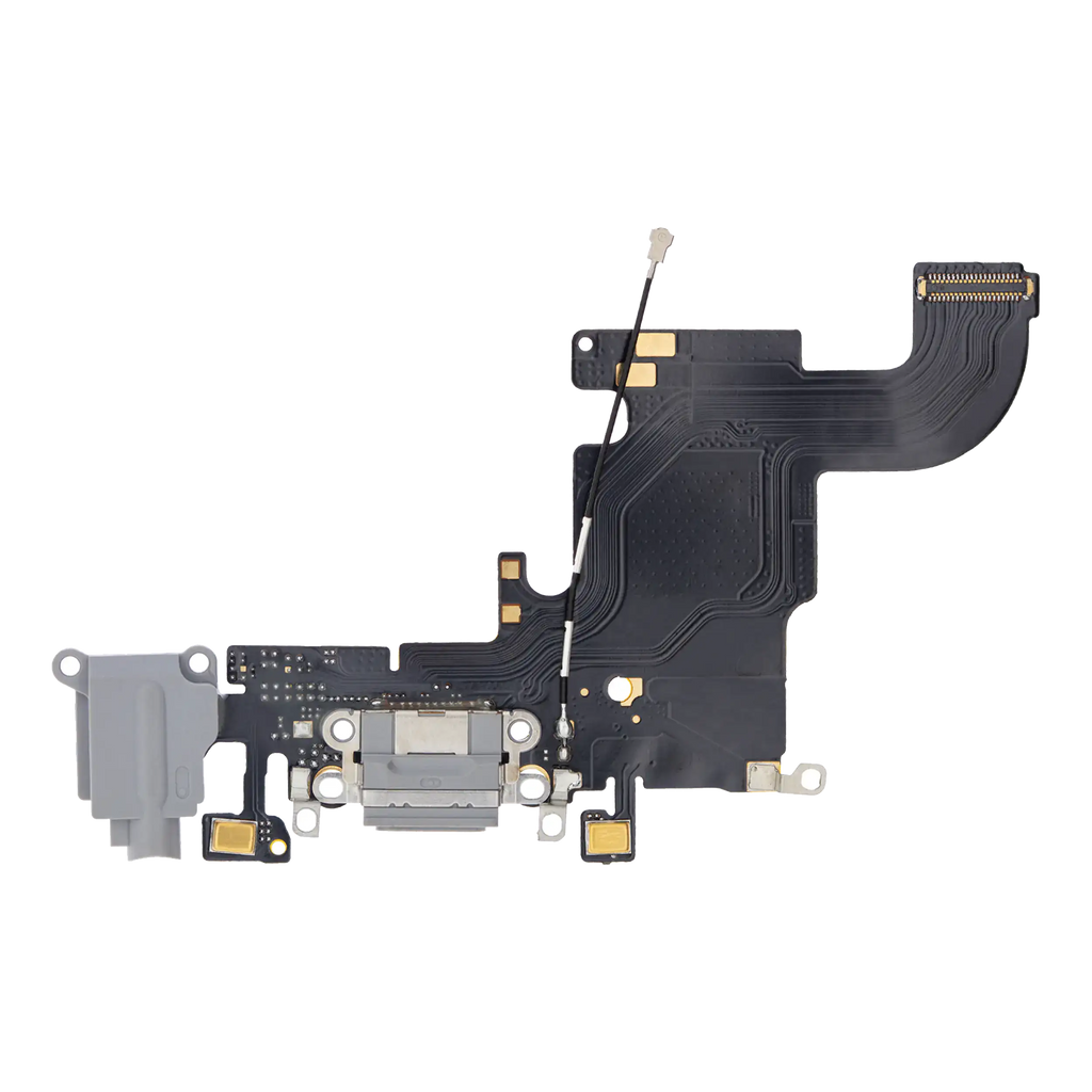 Ladebuchse-Flexkabel für iPhone 6S (Space Grau) (Nachbau)