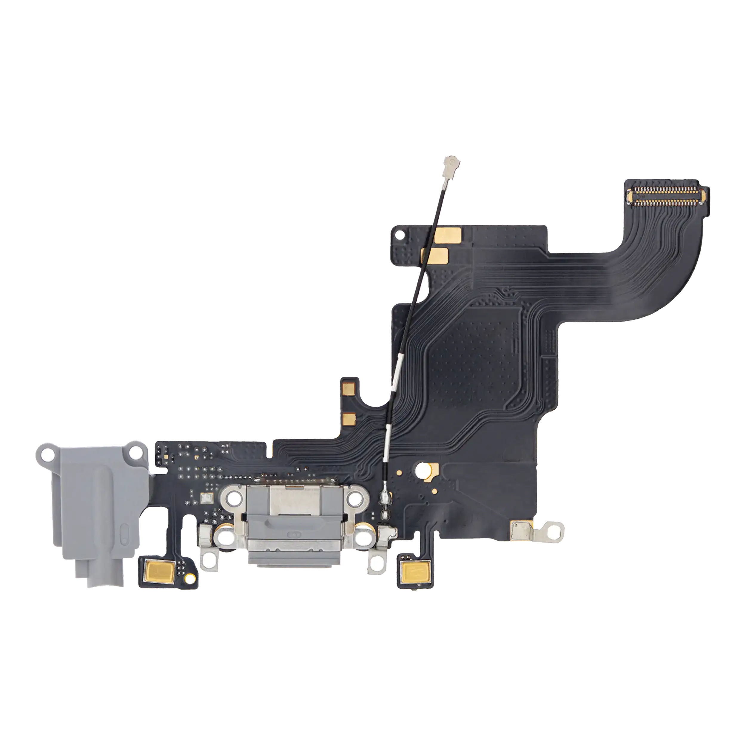 Ladebuchse-Flexkabel für iPhone 6S (Space Grau) (Nachbau)