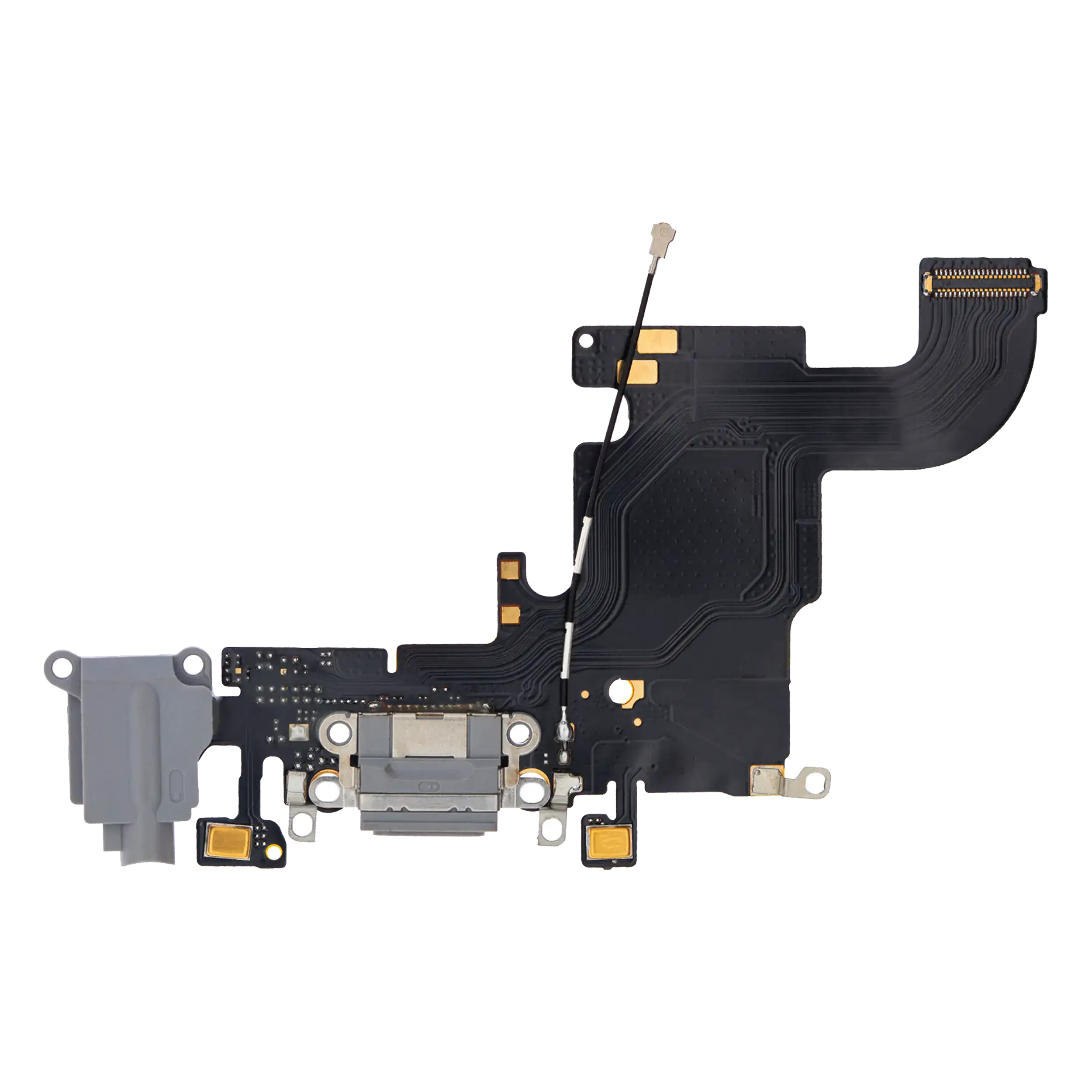 Ladebuchse-Flexkabel für iPhone 6S (Premium) (Space Grau)